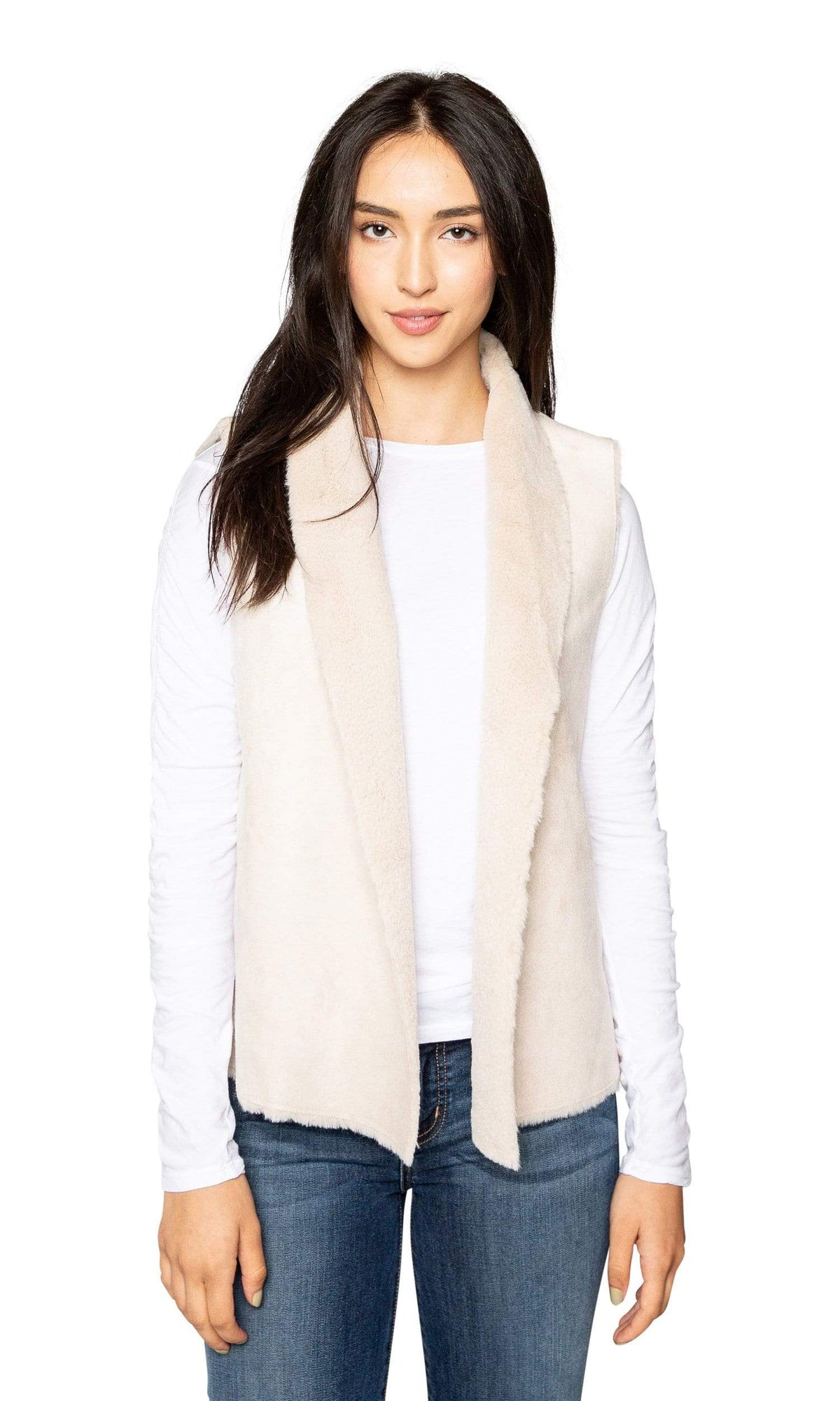 Velvet by Graham &amp; Spencer Yvette Lux Faux Fur Vest