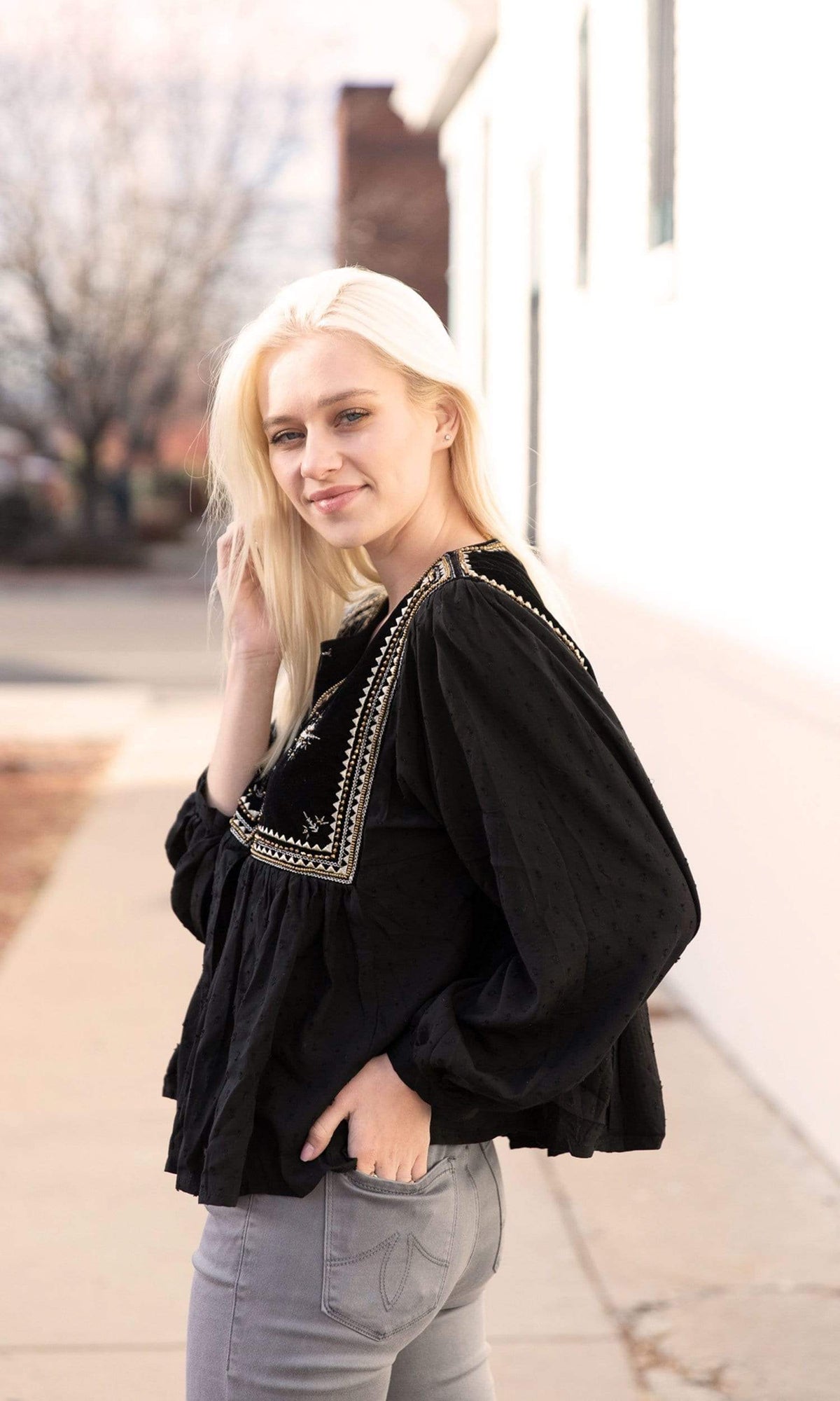 Velvet by Graham &amp; Spencer Nixi Embellished Drape Jacket