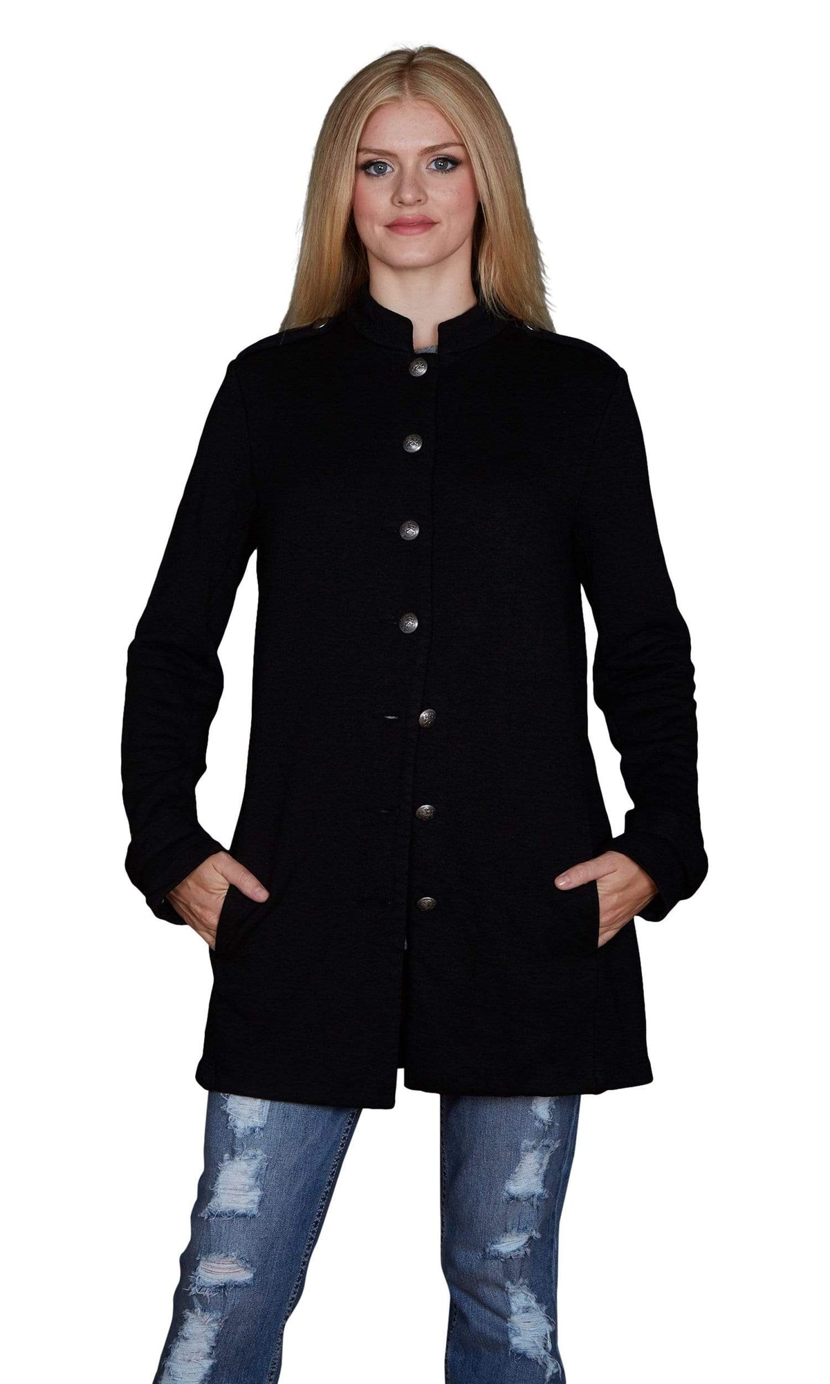 Velvet by Graham &amp; Spencer Evalyn French Terry Military Coat