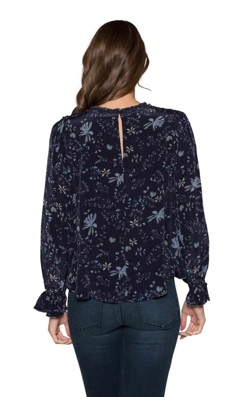 Velvet by Graham &amp; Spencer Malia Floral Print Ruffle Top