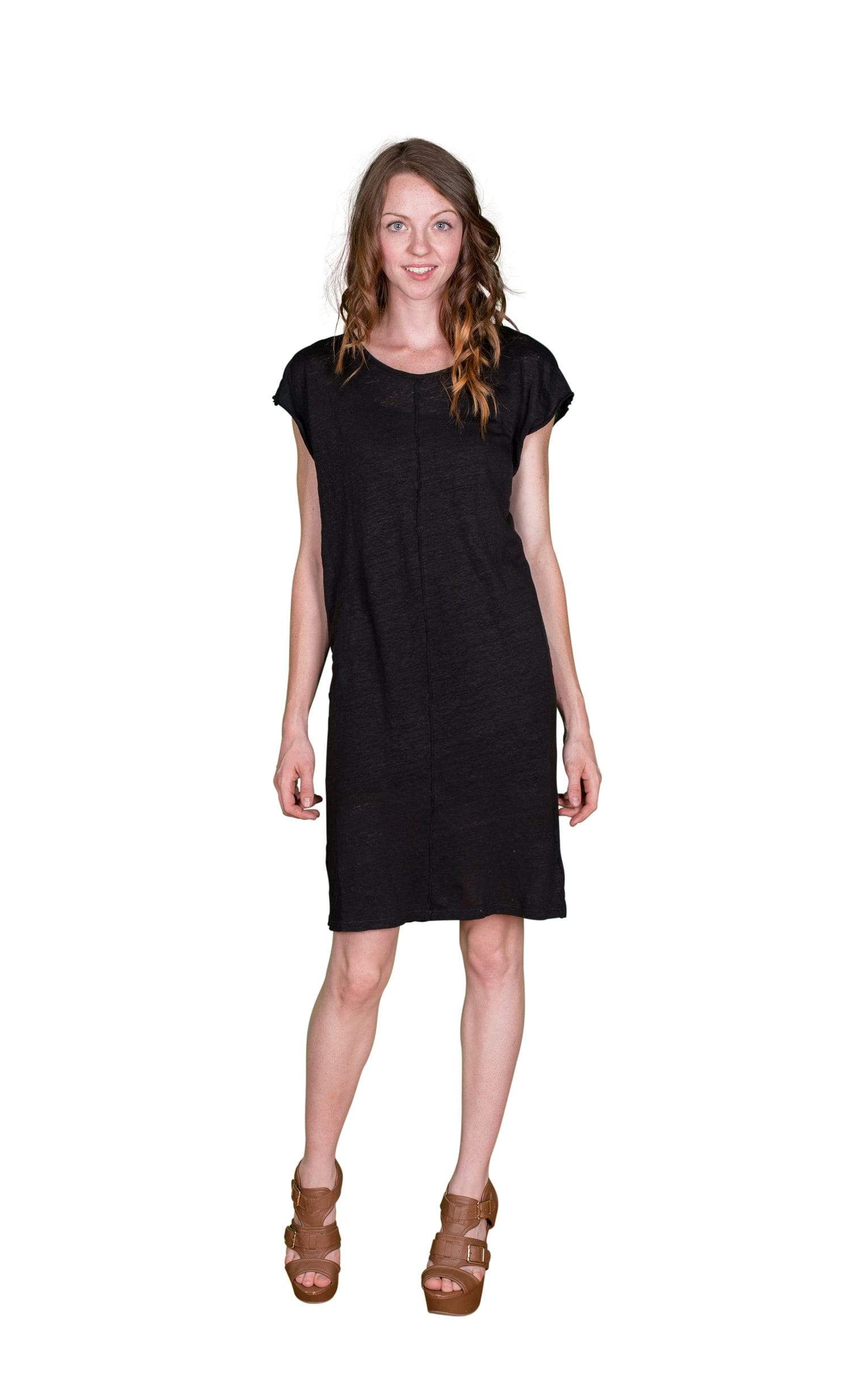 Velvet by Graham & Spencer Kezia Linen Knit Tee Dress