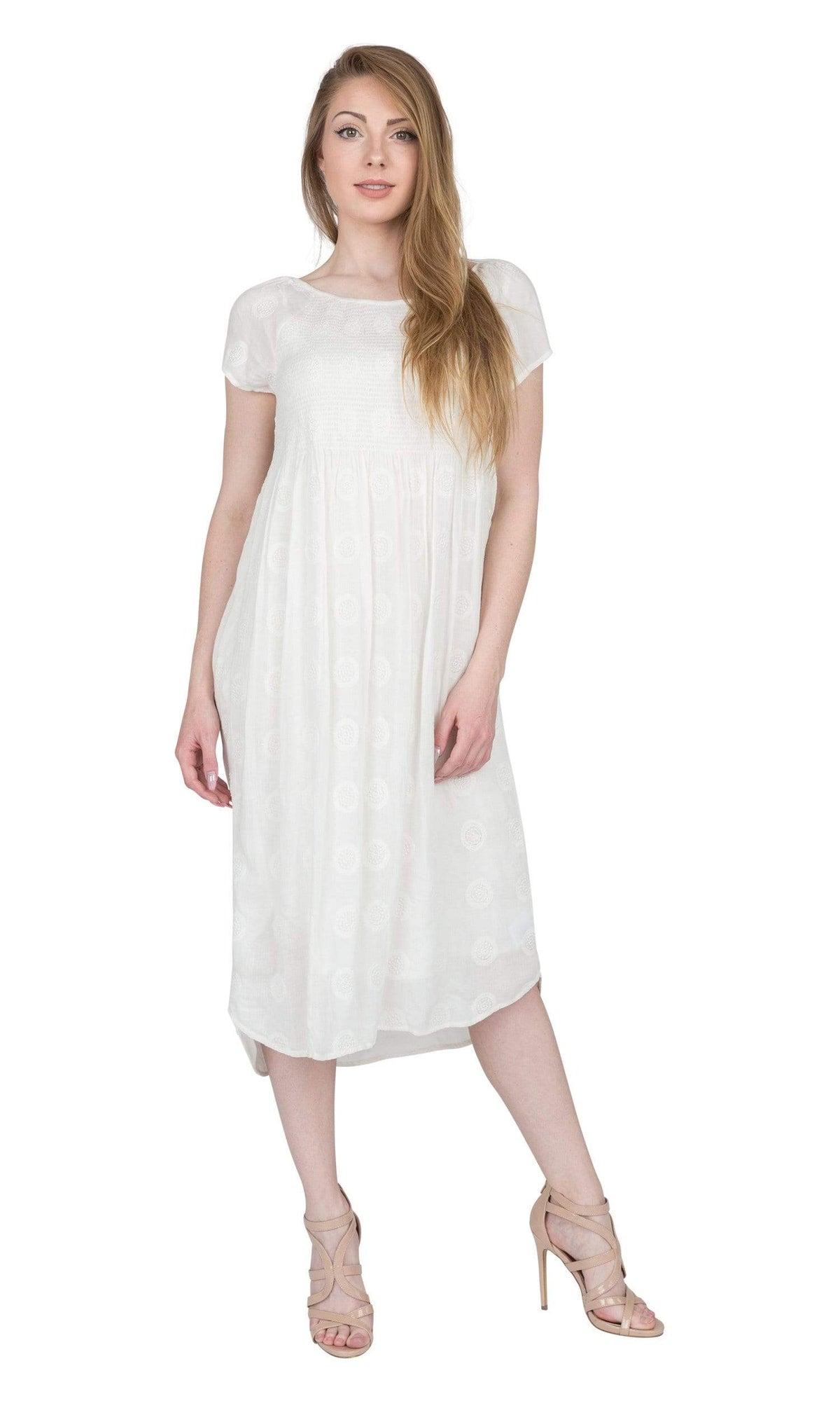 Velvet by Graham &amp; Spencer Marcella Embroidered Gauze Dress
