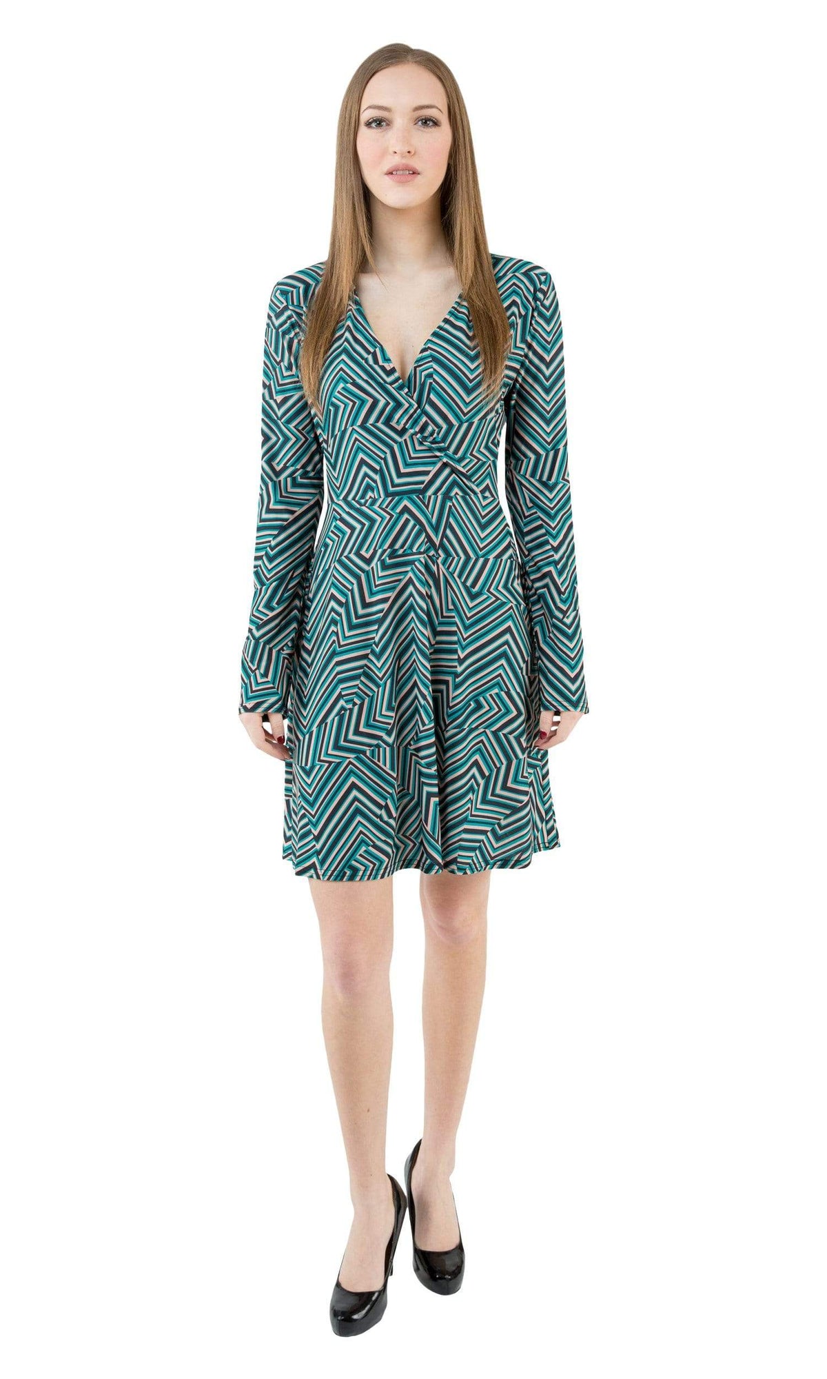 Viereck Mantooth V Neck Dress