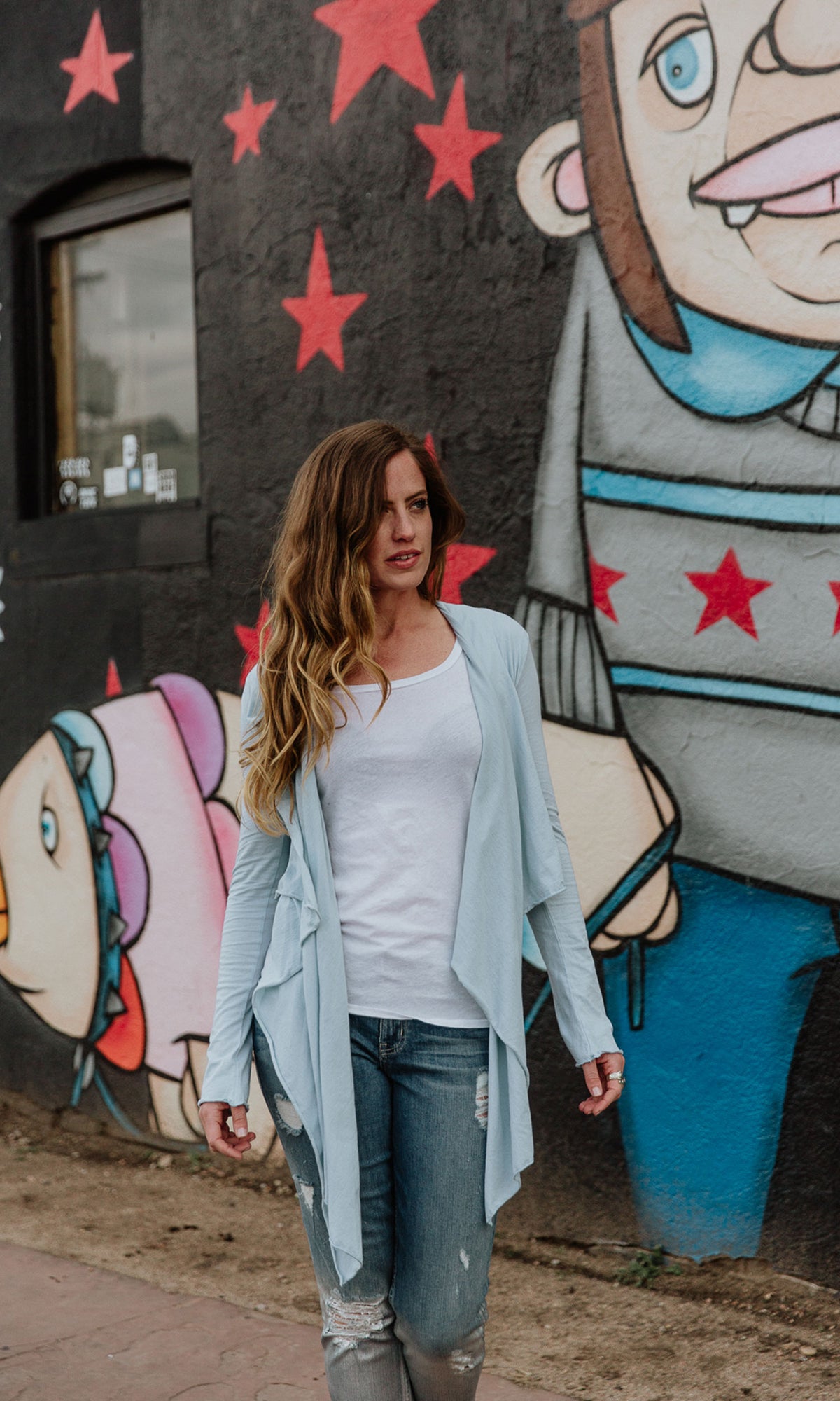 Velvet by Graham &amp; Spencer Pavla Gauzy Whisper Raw Edge Cardigan