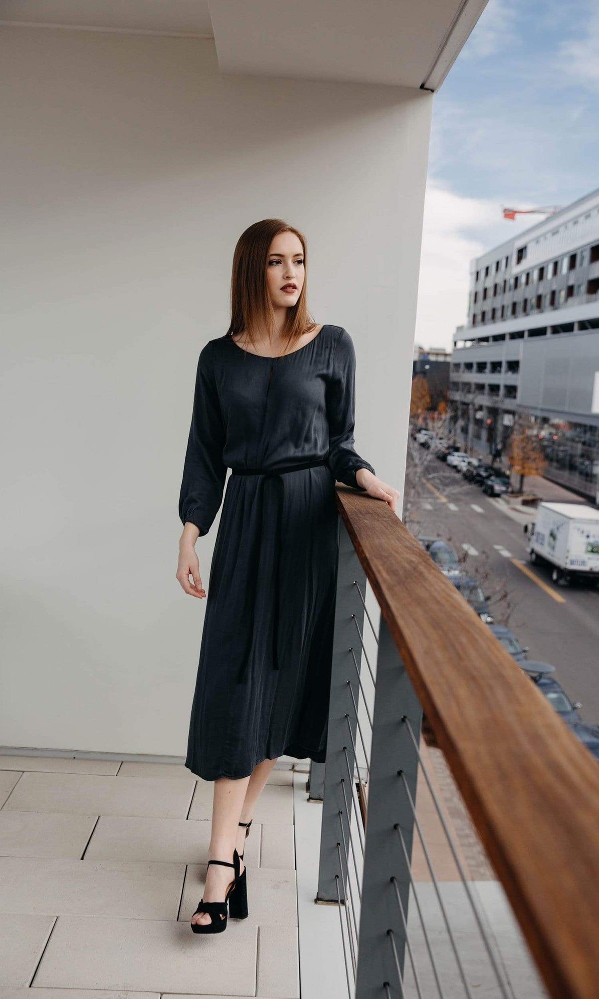 Velvet by Graham &amp; Spencer Felicitee Front Slit Dress