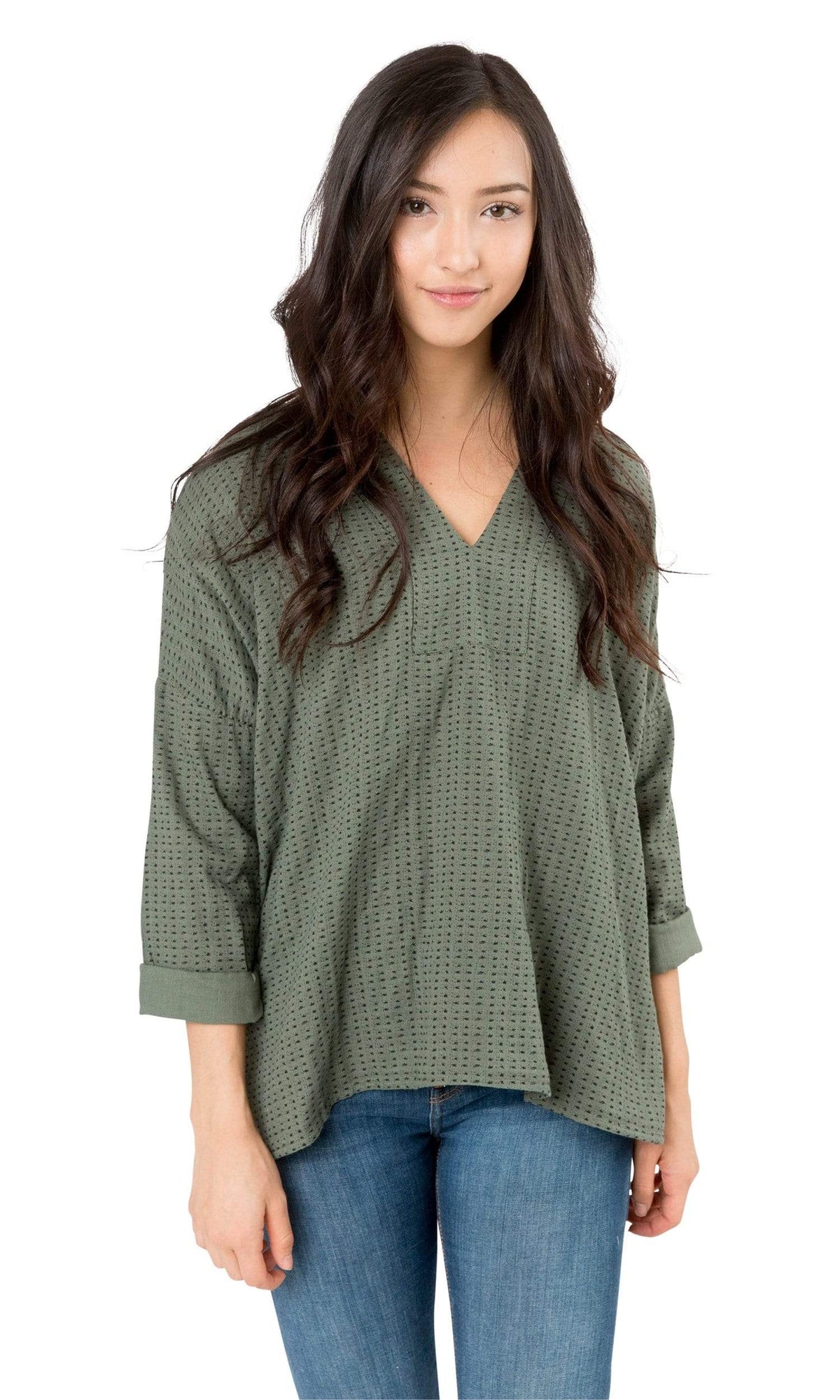 Velvet by Graham &amp; Spencer Cornelia Double Face Tunic Top