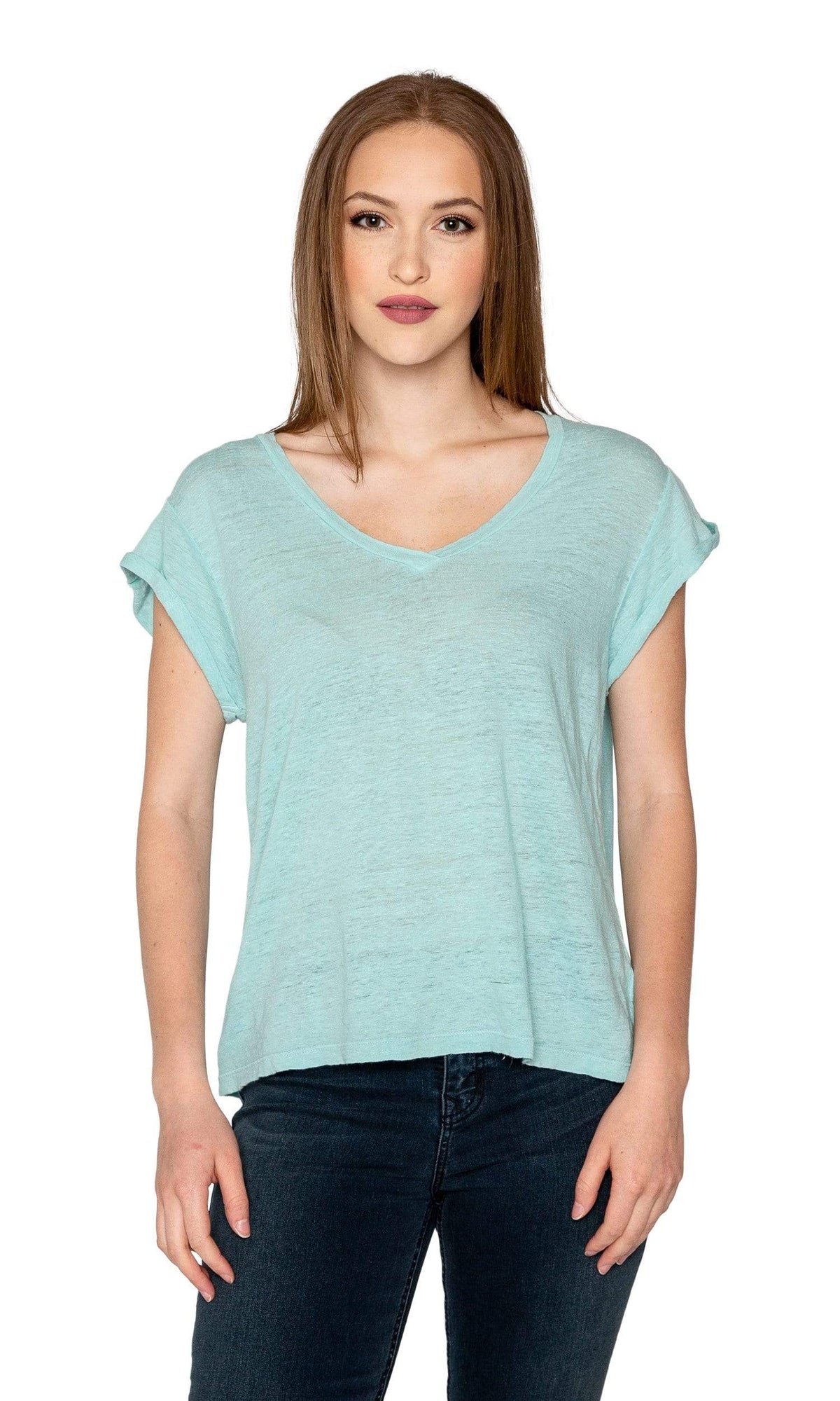 Velvet by Graham &amp; Spencer Romana Linen Knit Top