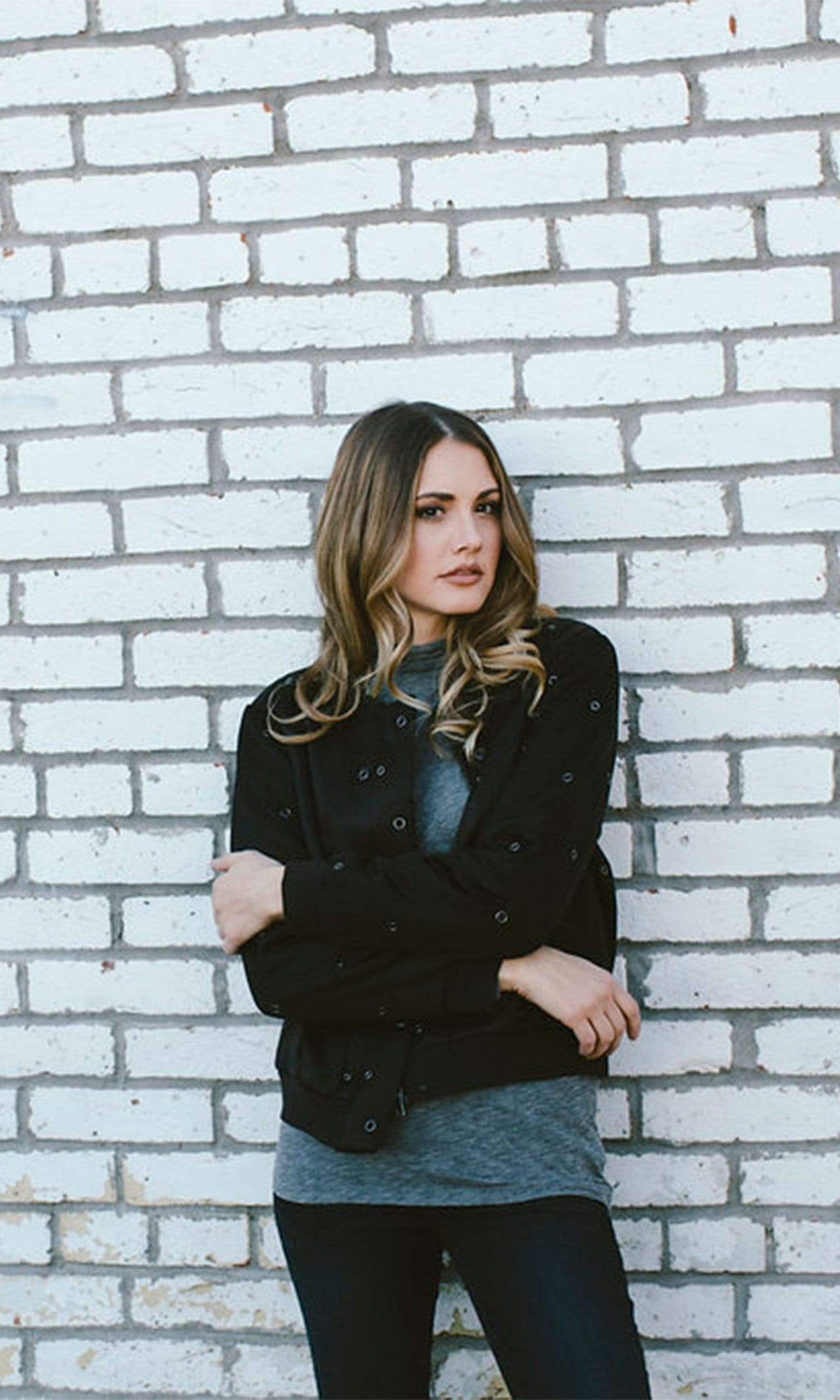 Velvet by Graham &amp; Spencer Viviette Grommet Bomber Jacket