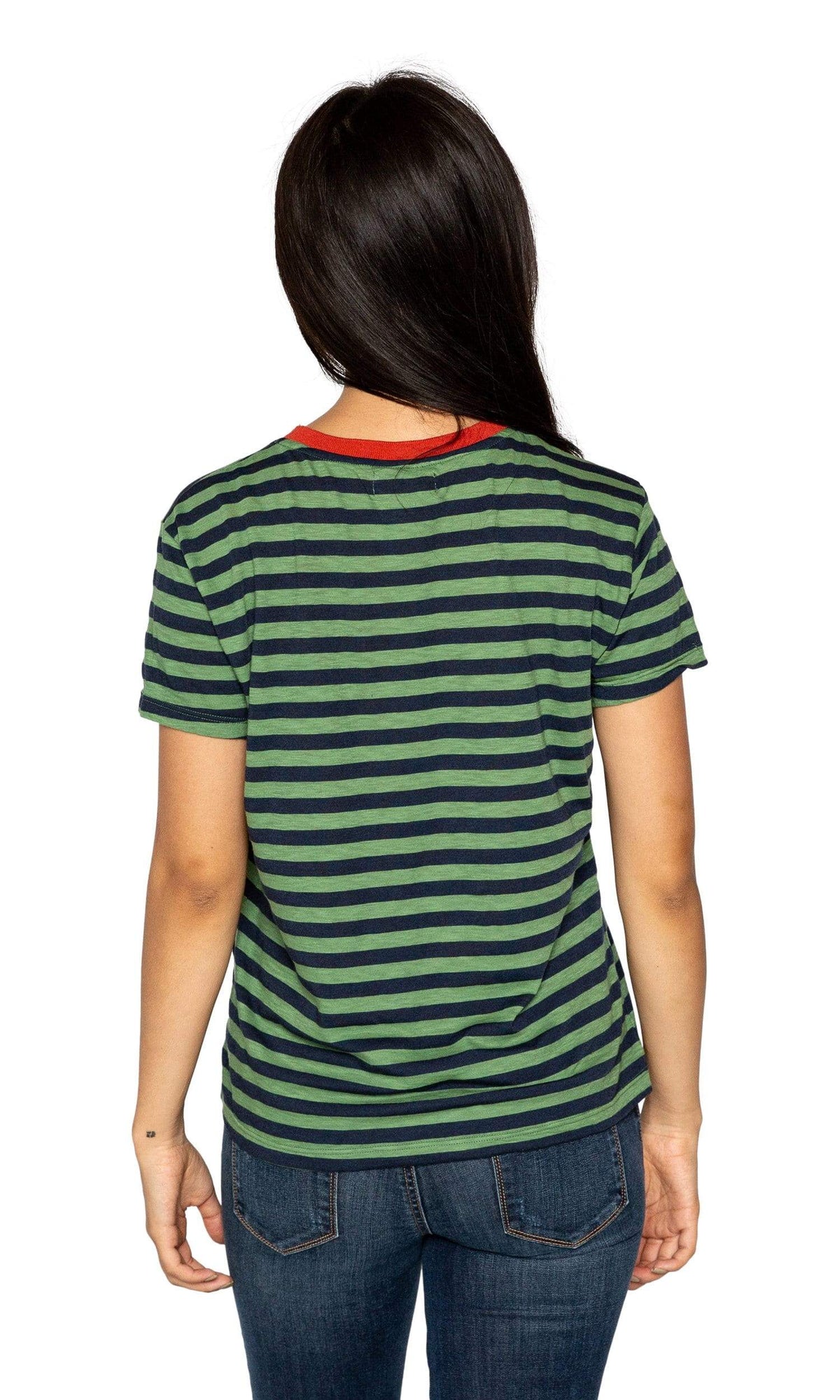 Velvet by Graham &amp; Spencer Peace Slub Knit Stripe Tee