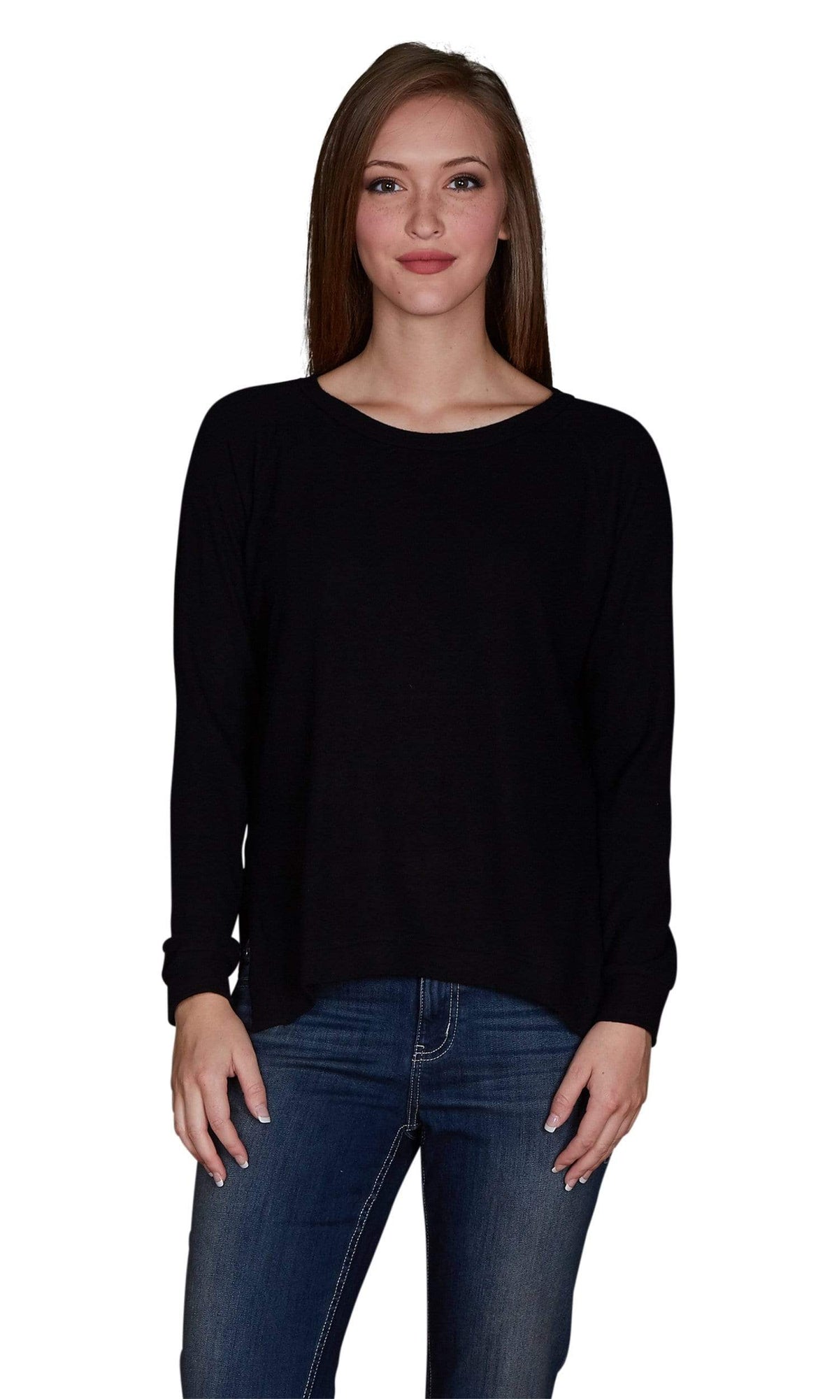 Velvet by Graham &amp; Spencer Cade Cozy Jersey Crewneck Top