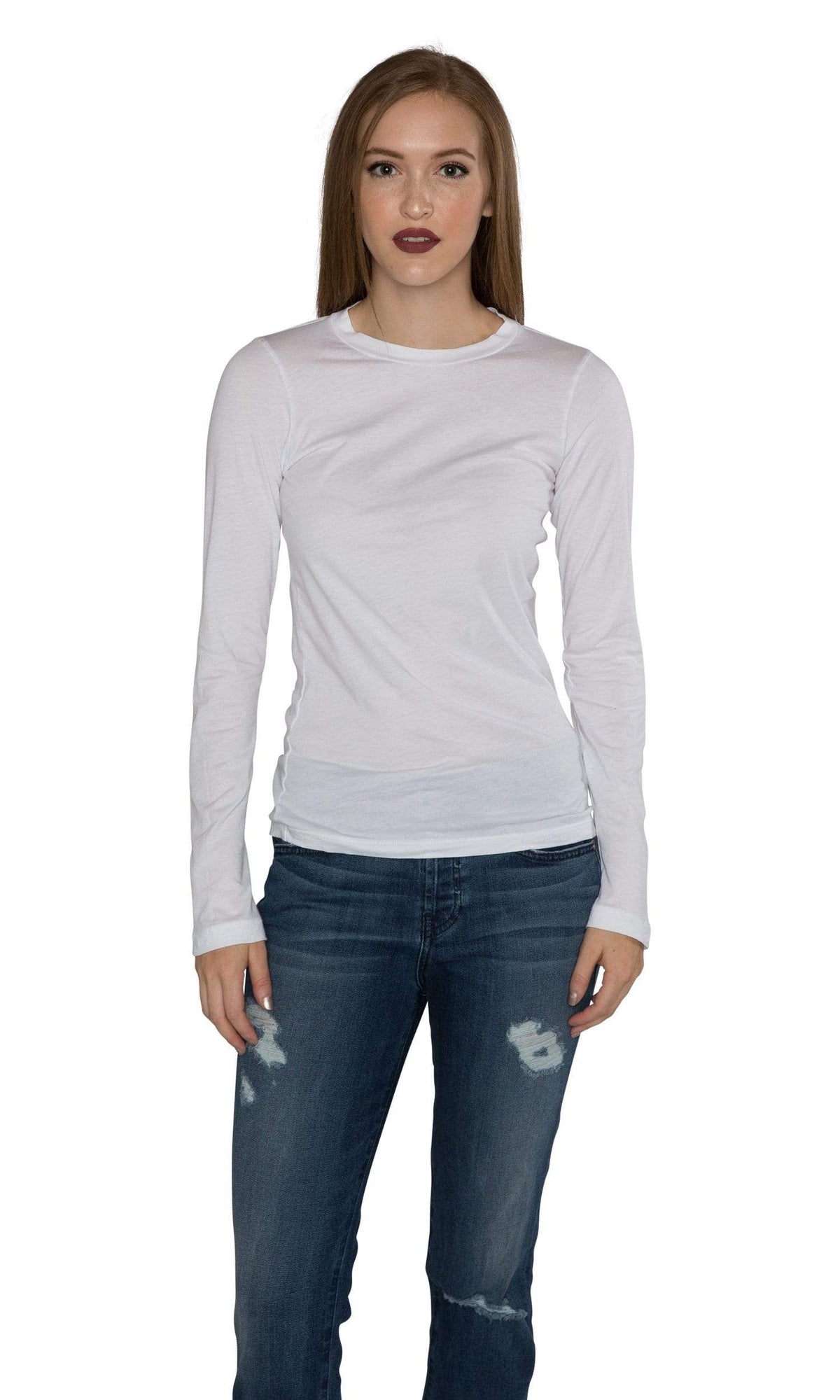 Velvet by Graham &amp; Spencer Zofina05 Gauzy Whisper Crew Neck Top