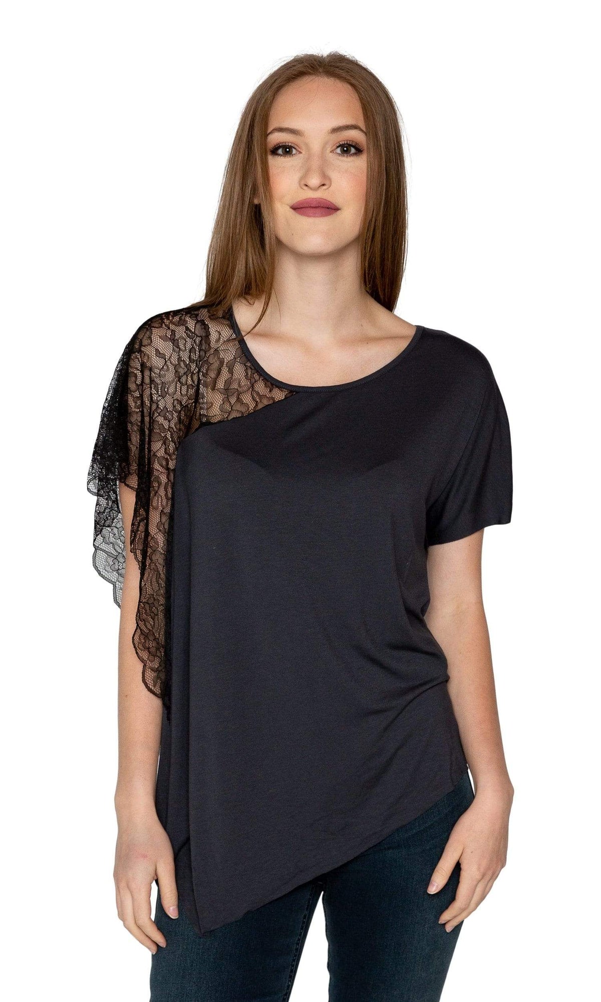 Velvet by Graham &amp; Spencer Lulia Asymmetrical Hem Top