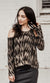 Knitwit Cold Shoulder Cashmere Sweater - Black / Brown