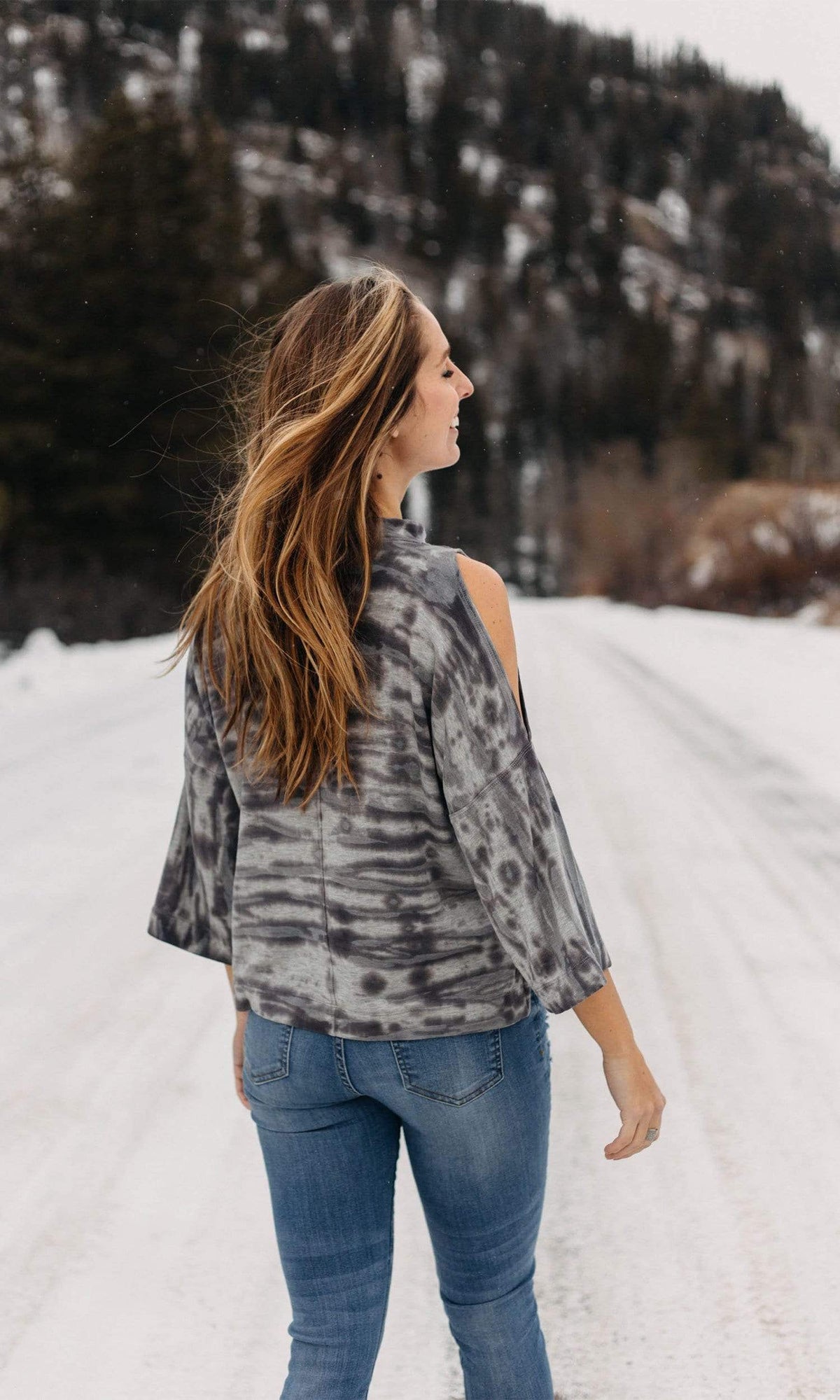 River + Sky Vail Cold Shoulder Sweatshirt