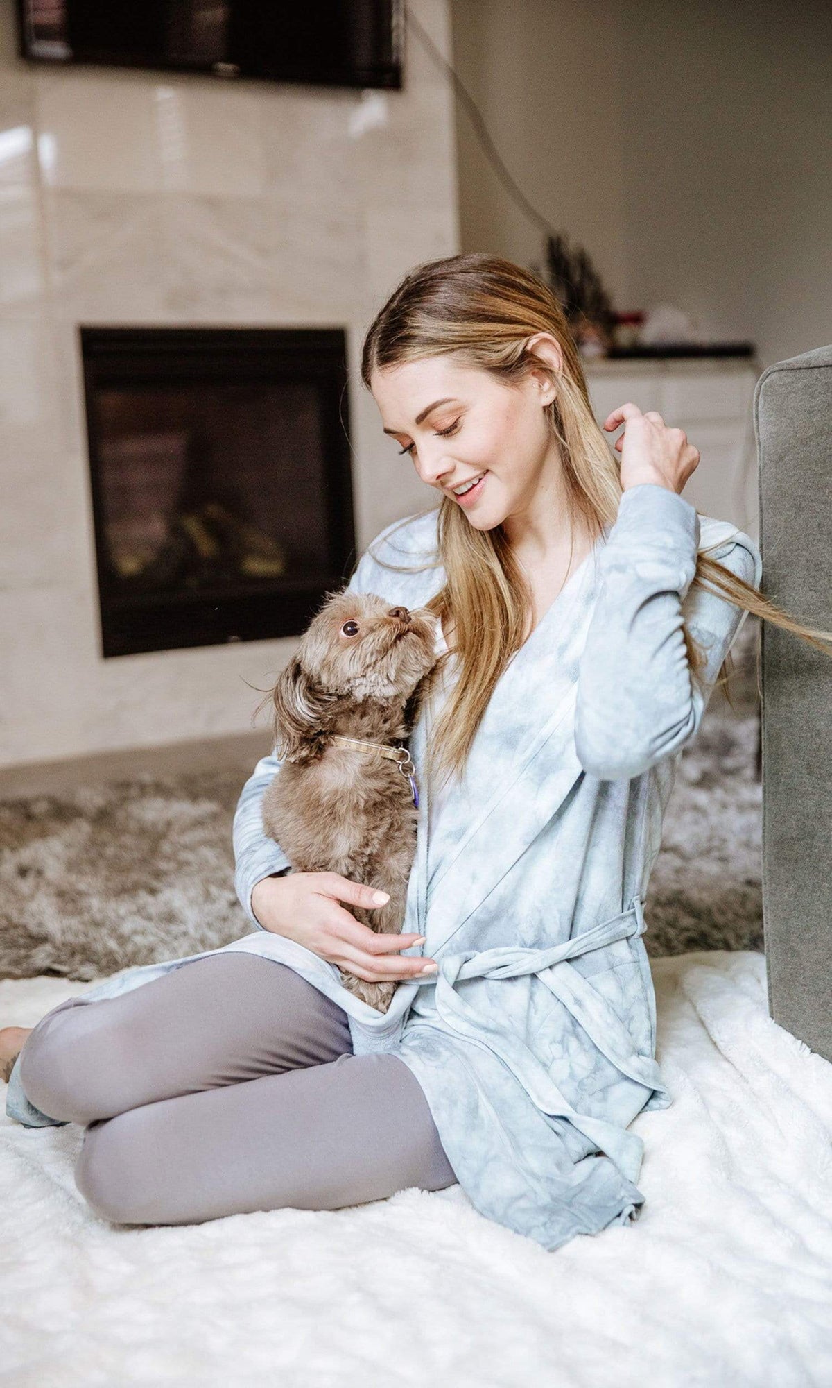 Sundown by River + Sky Over Cozy Robe