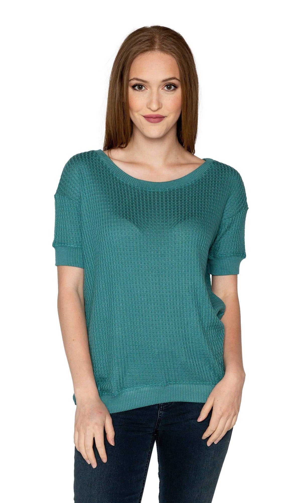 Velvet by Graham &amp; Spencer Sybilla Thermal Knit Top