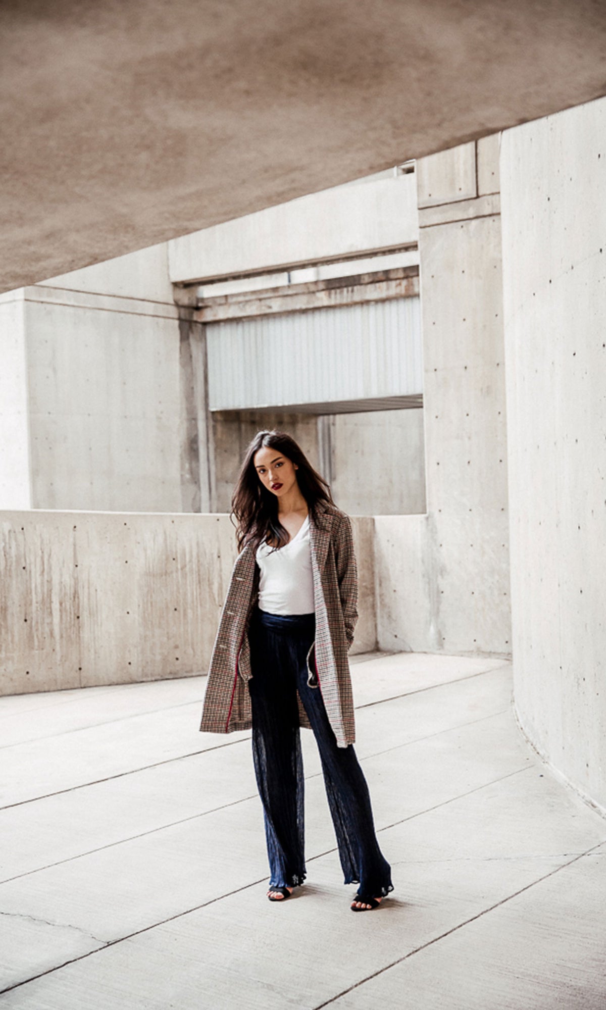 Velvet by Graham &amp; Spencer Graham Houndstooth 3/4 Length Jacket