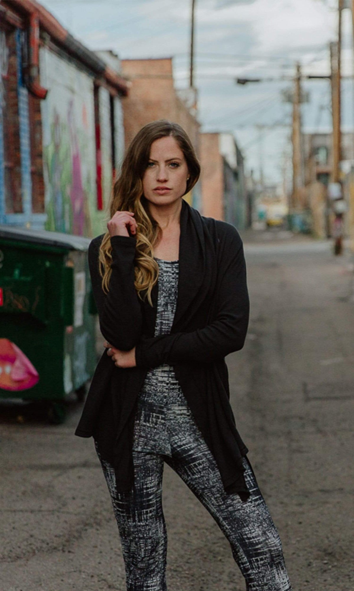 Velvet by Graham &amp; Spencer Havana Baby Thermal Drape Cardigan