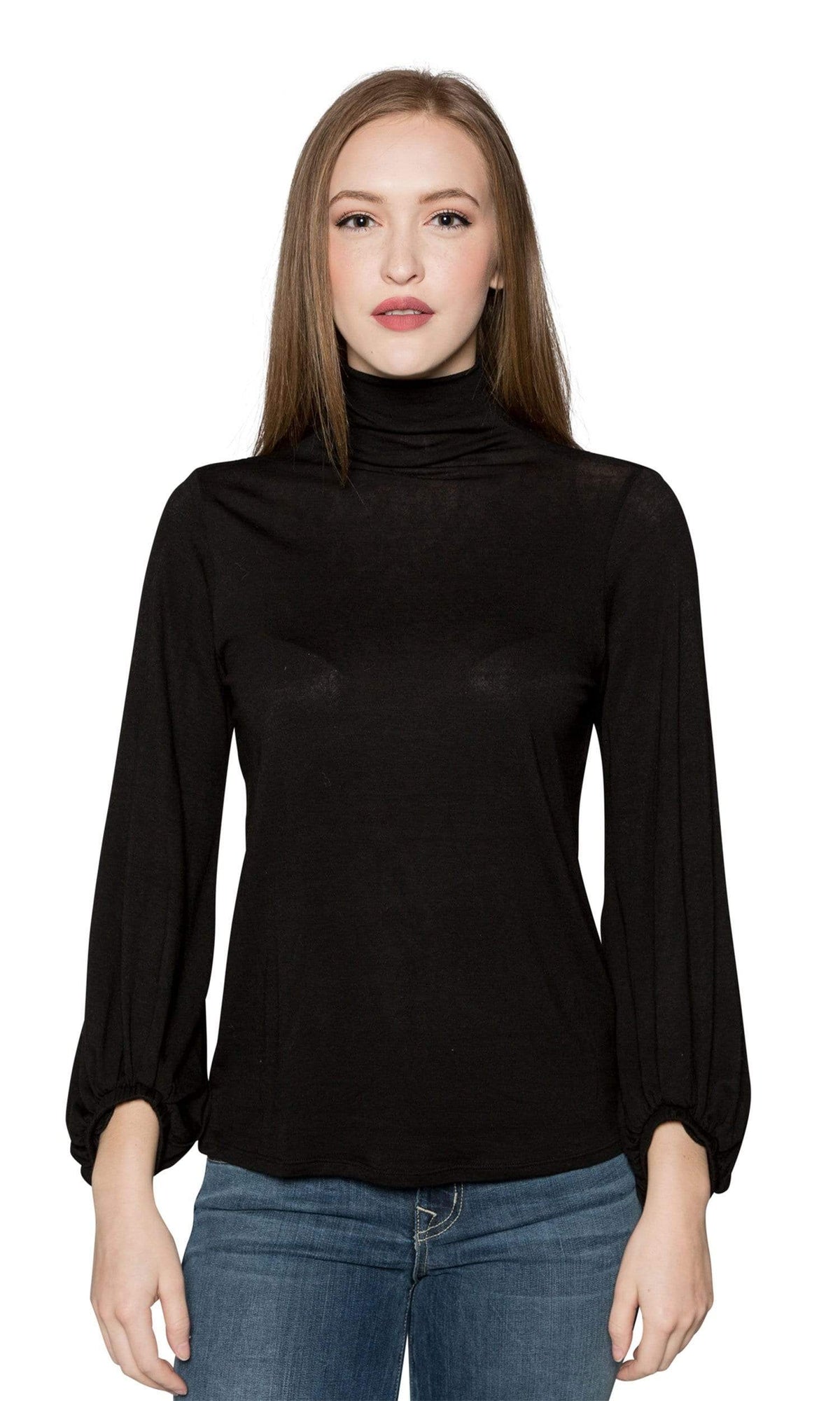 Velvet by Graham &amp; Spencer Jojo Lux Gauze Mock Neck Top