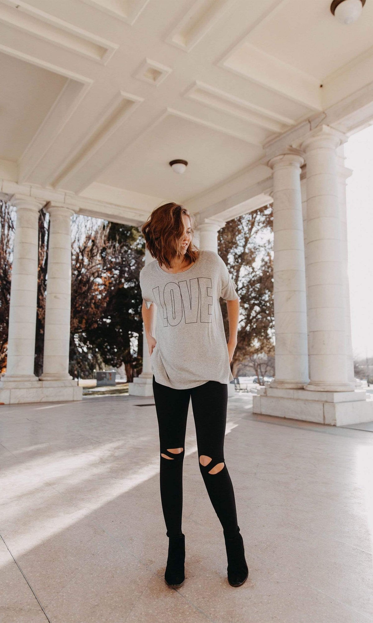 Sundown by River + Sky Love Graphic Sleep Tee