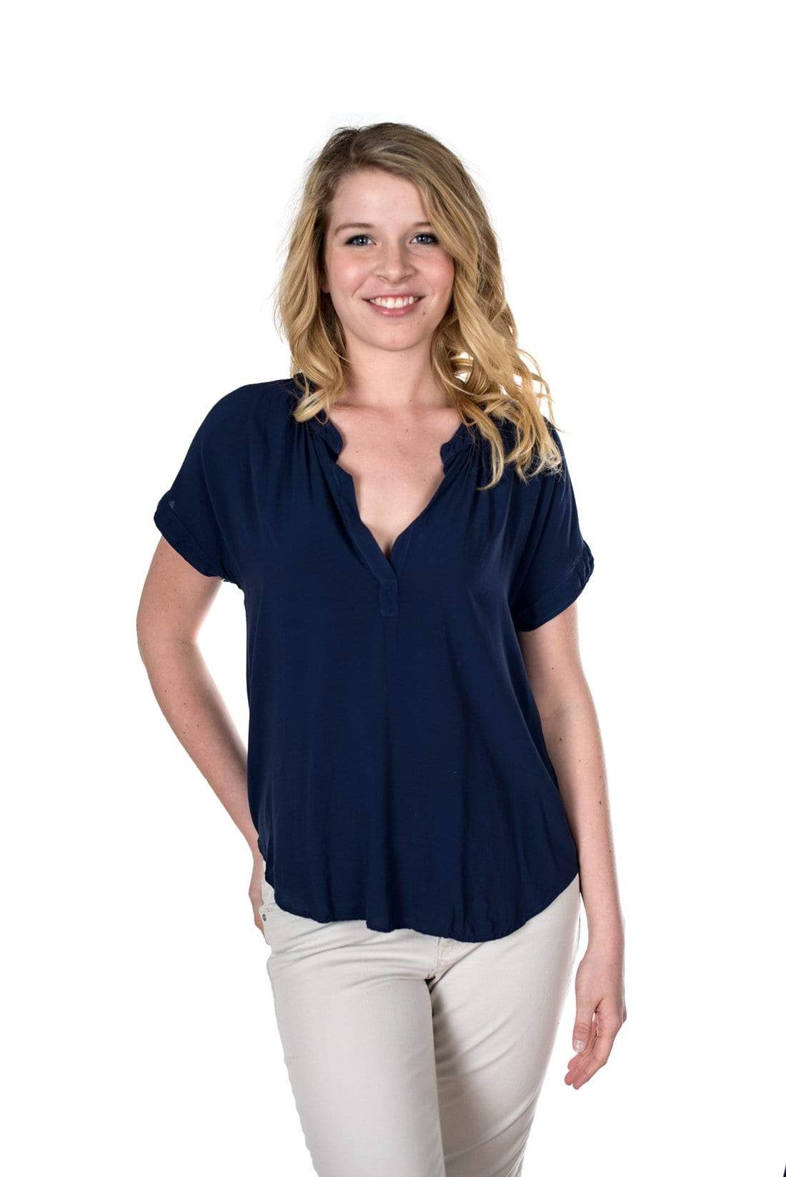 Velvet  by Graham & Spencer Chazmin Rayon Challis Blouse