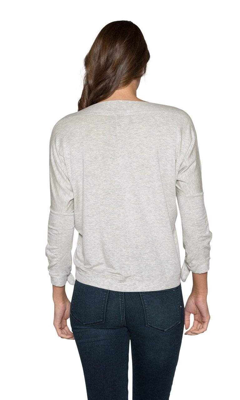 River + Sky Sweetwater Tie Sleeve High Low Sweatshirt