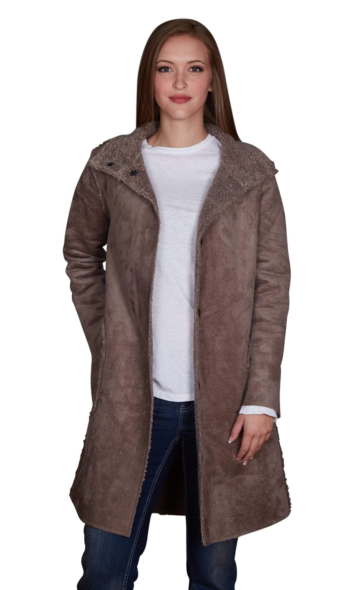 Velvet by Graham &amp; Spencer Mirabella Reversible Lux Sherpa Coat