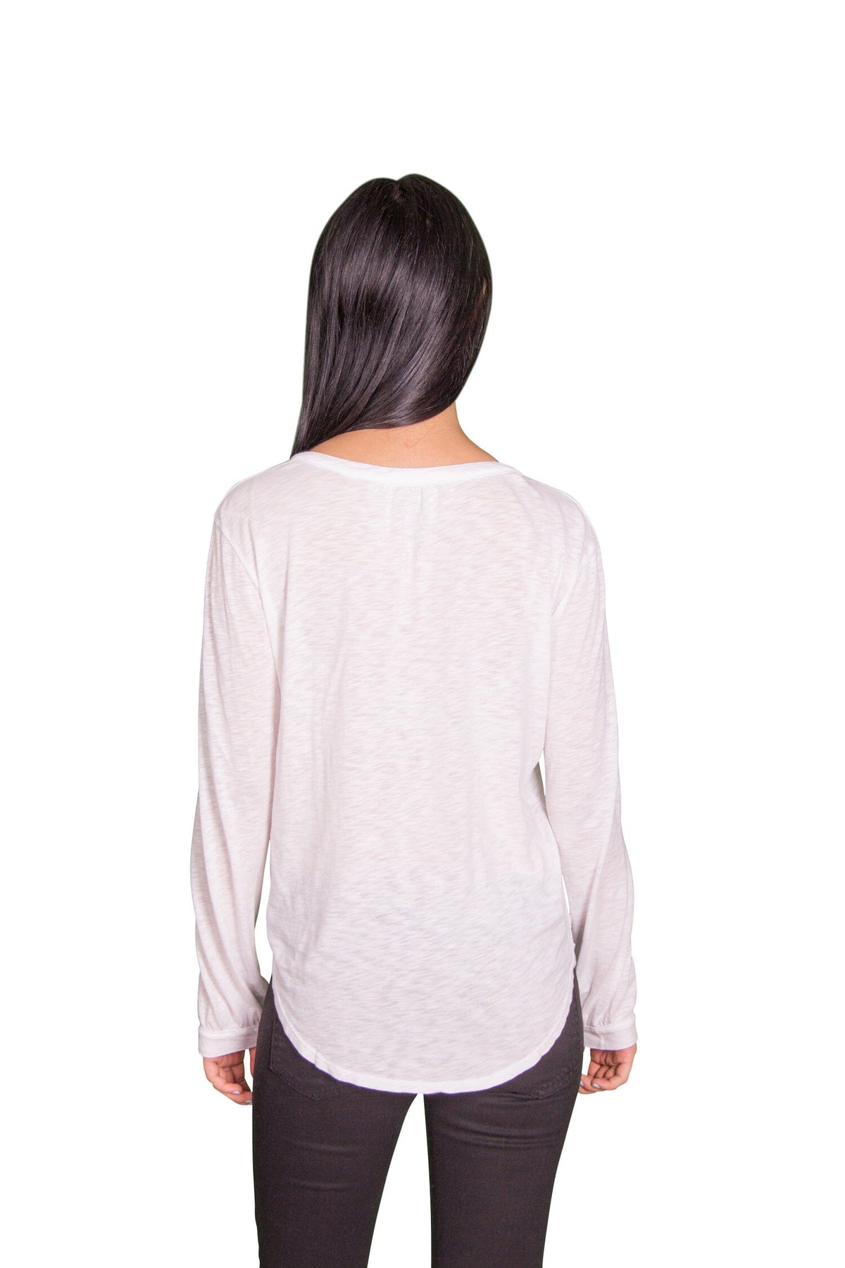 Velvet by Graham &amp; Spencer Chrishelle Luxe Slub Henley Top