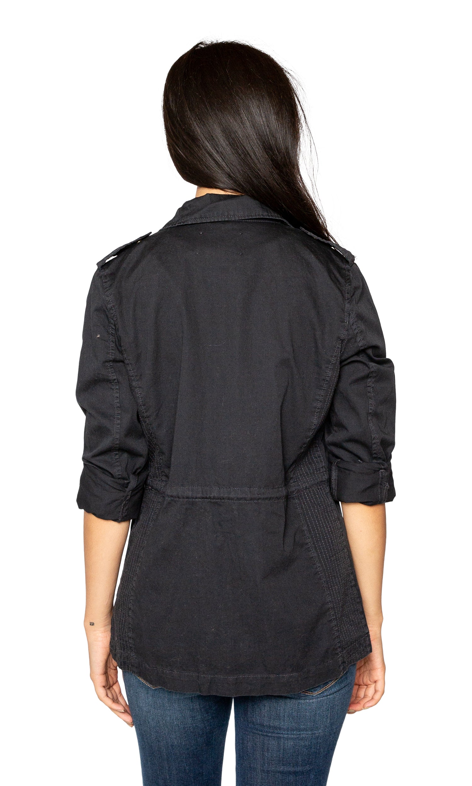 Velvet by Graham & Spencer Lily Aldridge Ruby Army Jacket - Granite