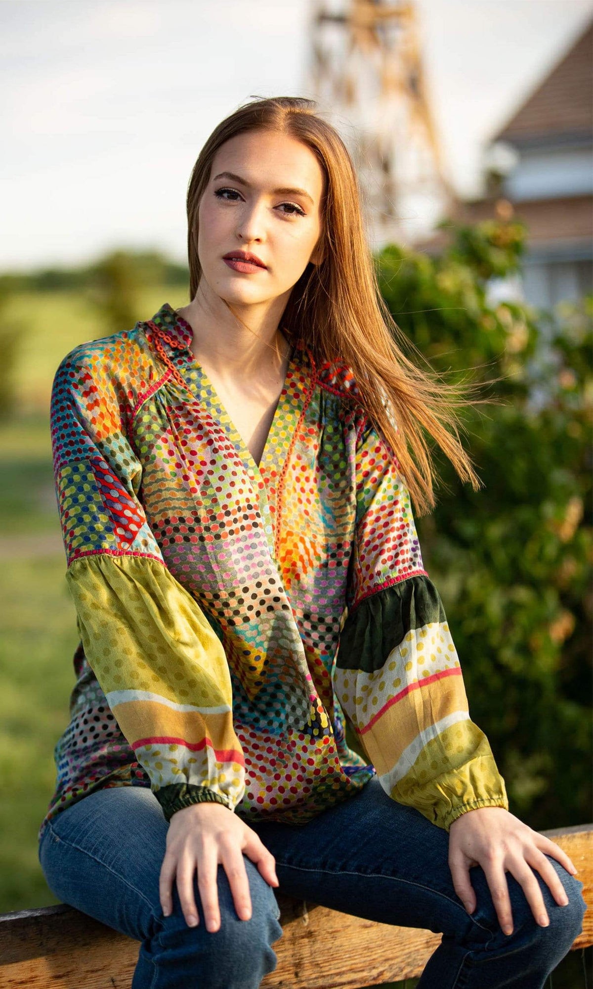 Conditions Apply Rise Above All V Neck Top