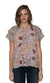 Velvet by Graham & Spencer Angel Floral Printed Viscose Tie Top