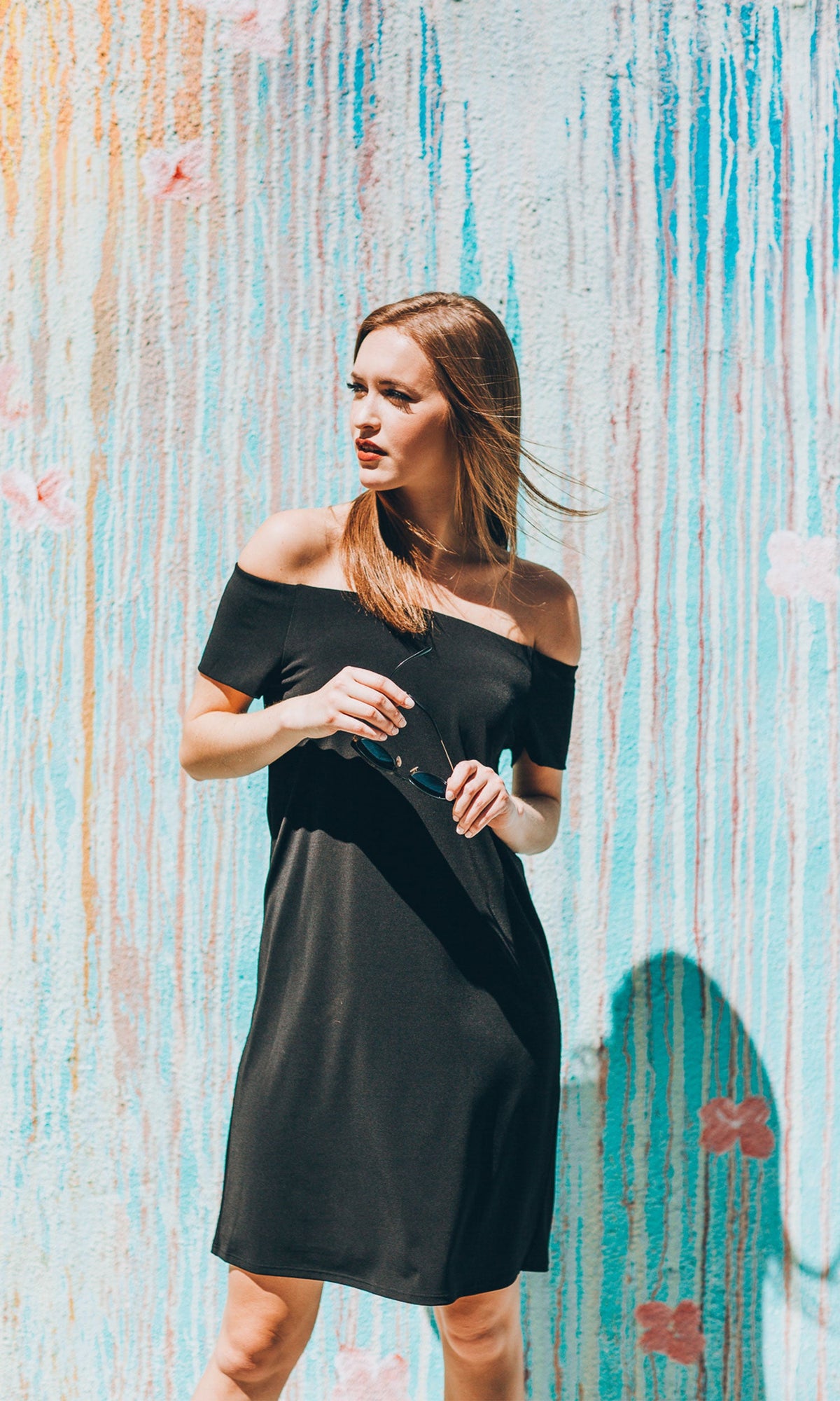 Velvet by Graham &amp; Spencer Sorana Jersey Off the Shoulder Dress