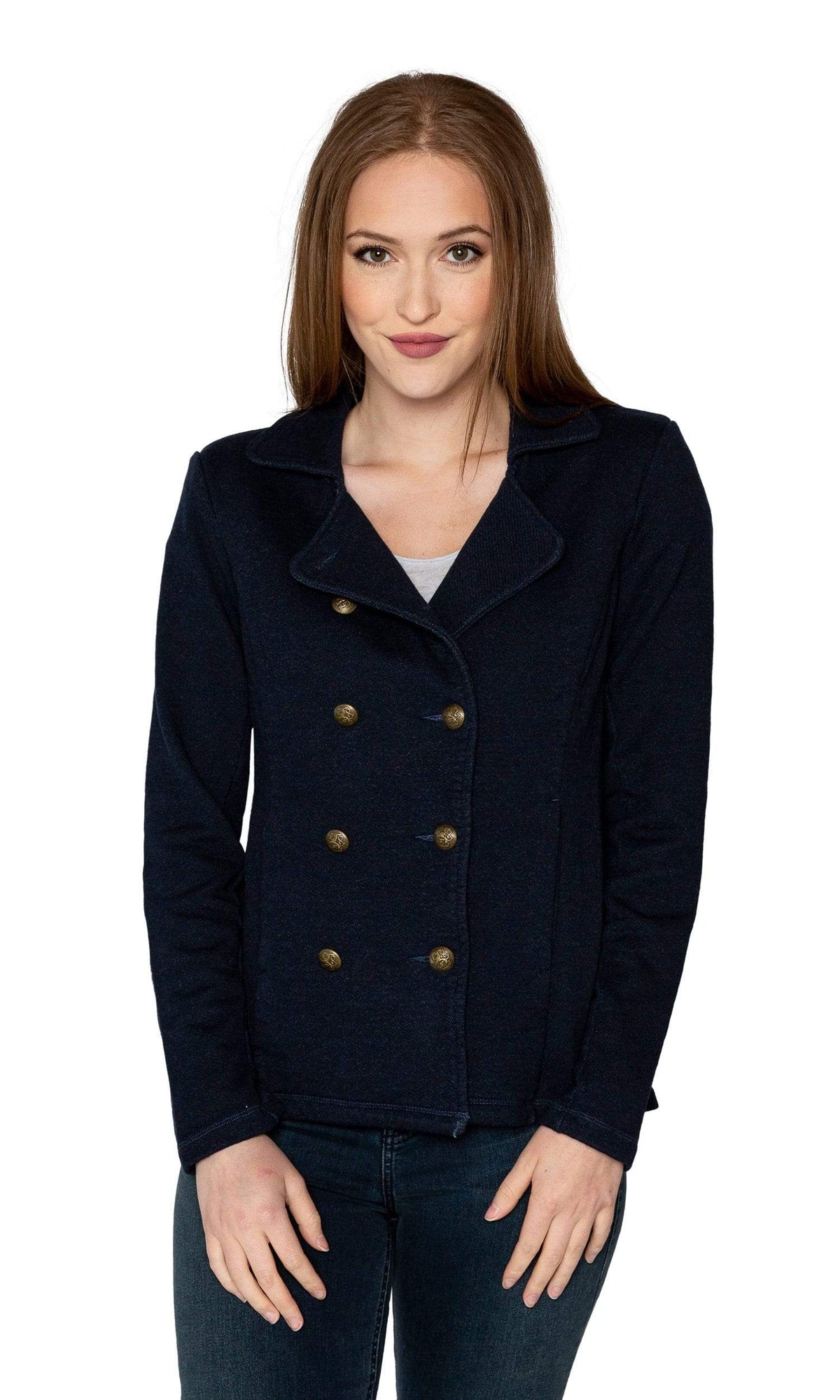 Velvet by Graham &amp; Spencer Afin Fleece Peacoat