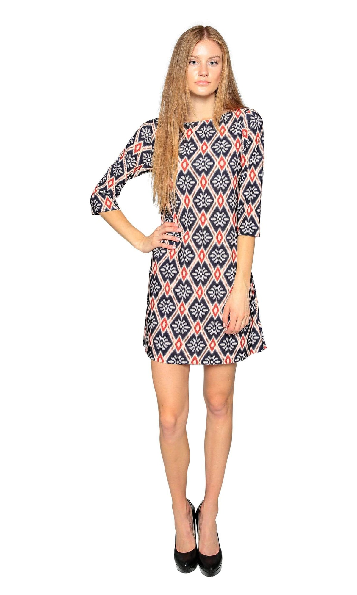 Viereck Intel Boatneck A Line Dress - Donovan