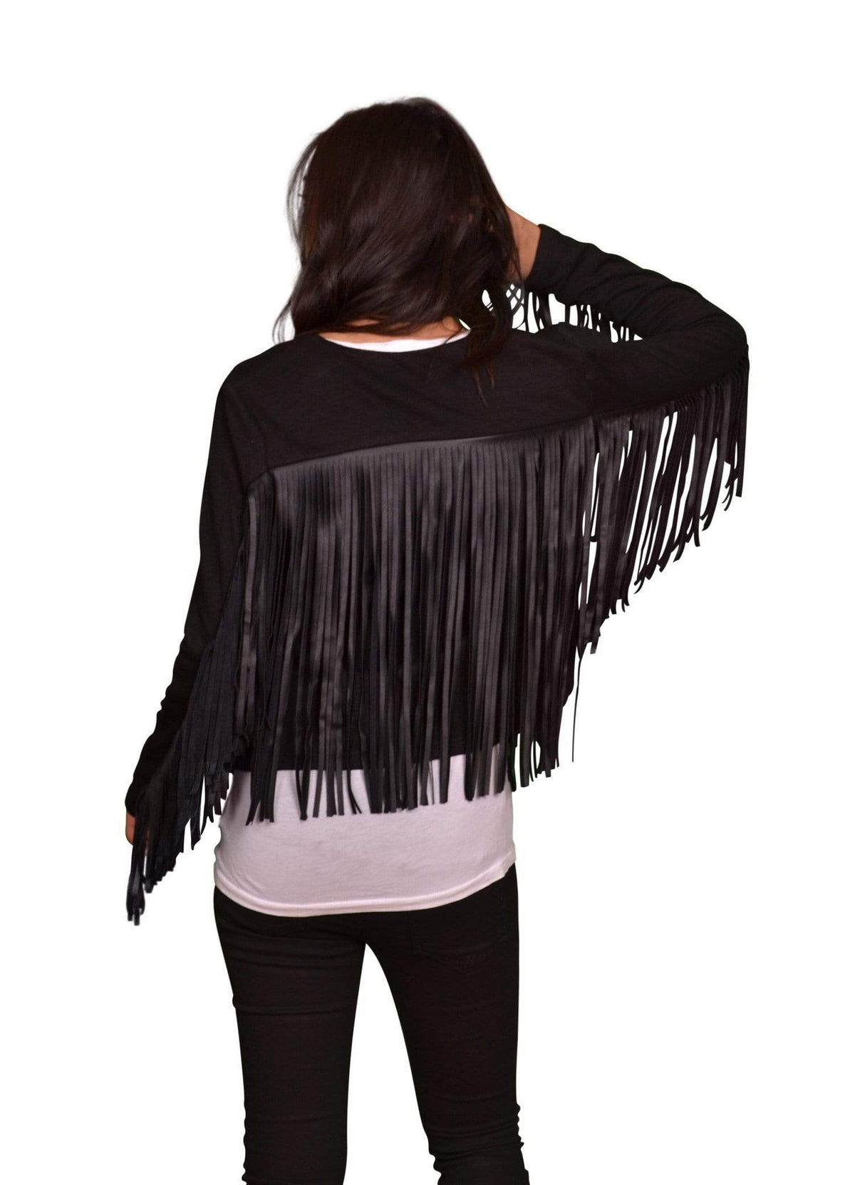 Velvet by Graham &amp; Spencer Tiffany Fringe Jacket