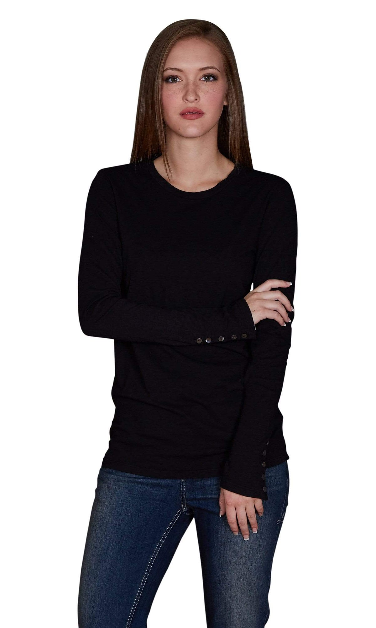 Velvet by Graham &amp; Spencer Zaira Button Cuff Tunic Top