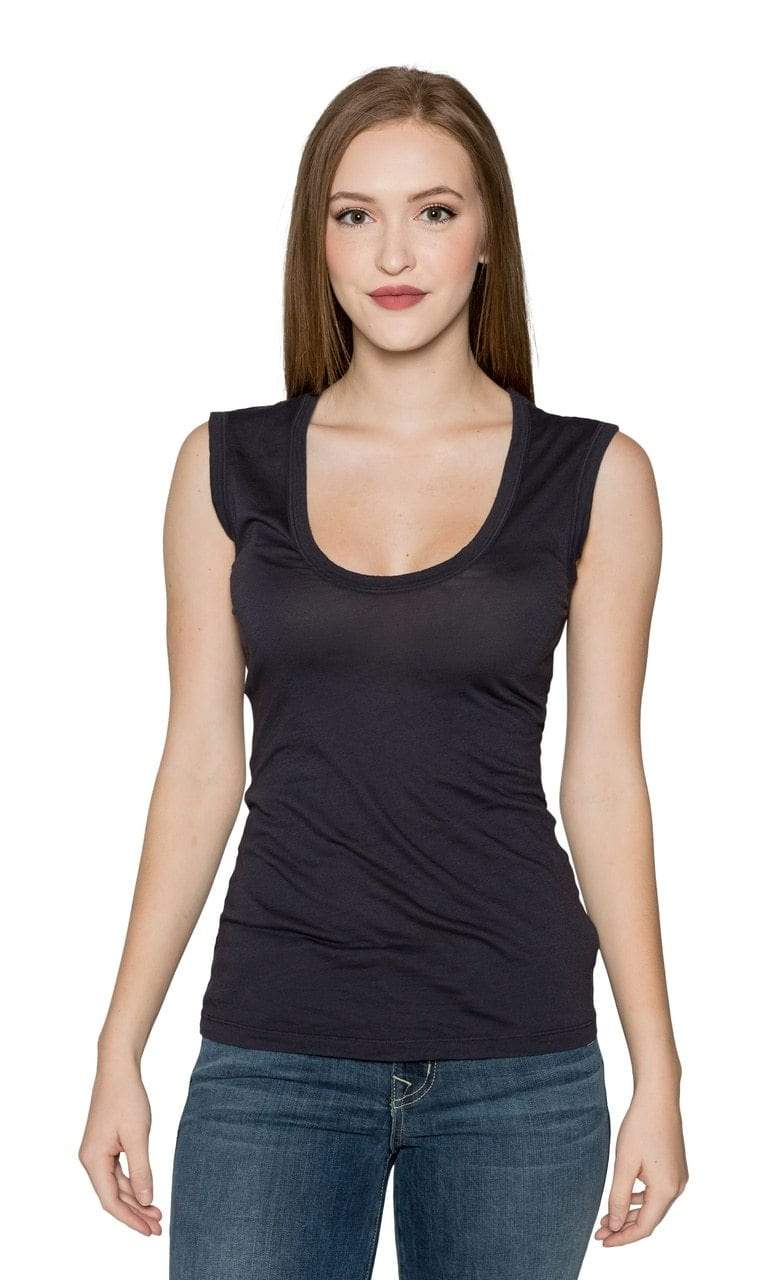 Velvet by Graham & Spencer Estina Gauzy Whisper Scoop Tank Top