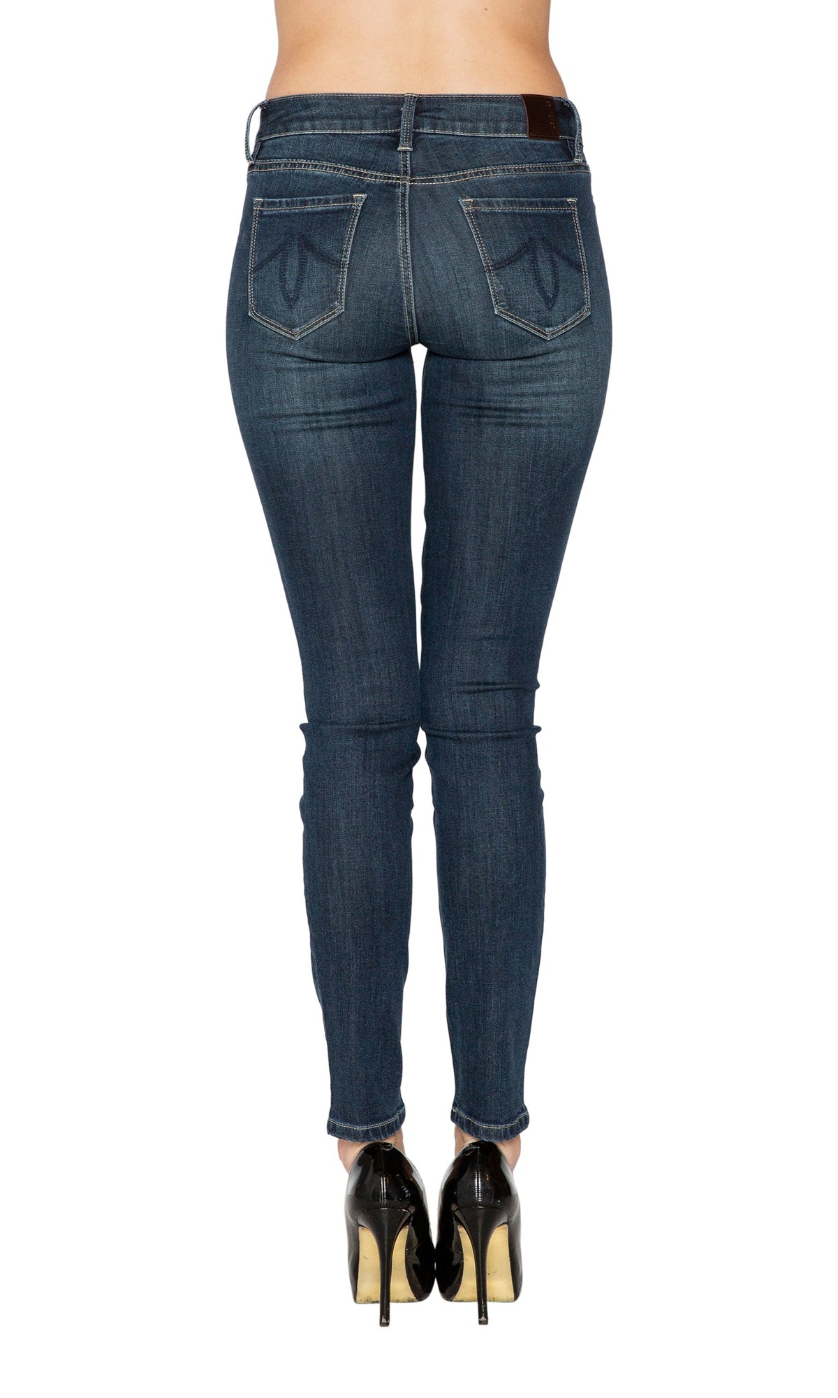 Level 99 Liza Mid Rise Denim - Mineral Peak