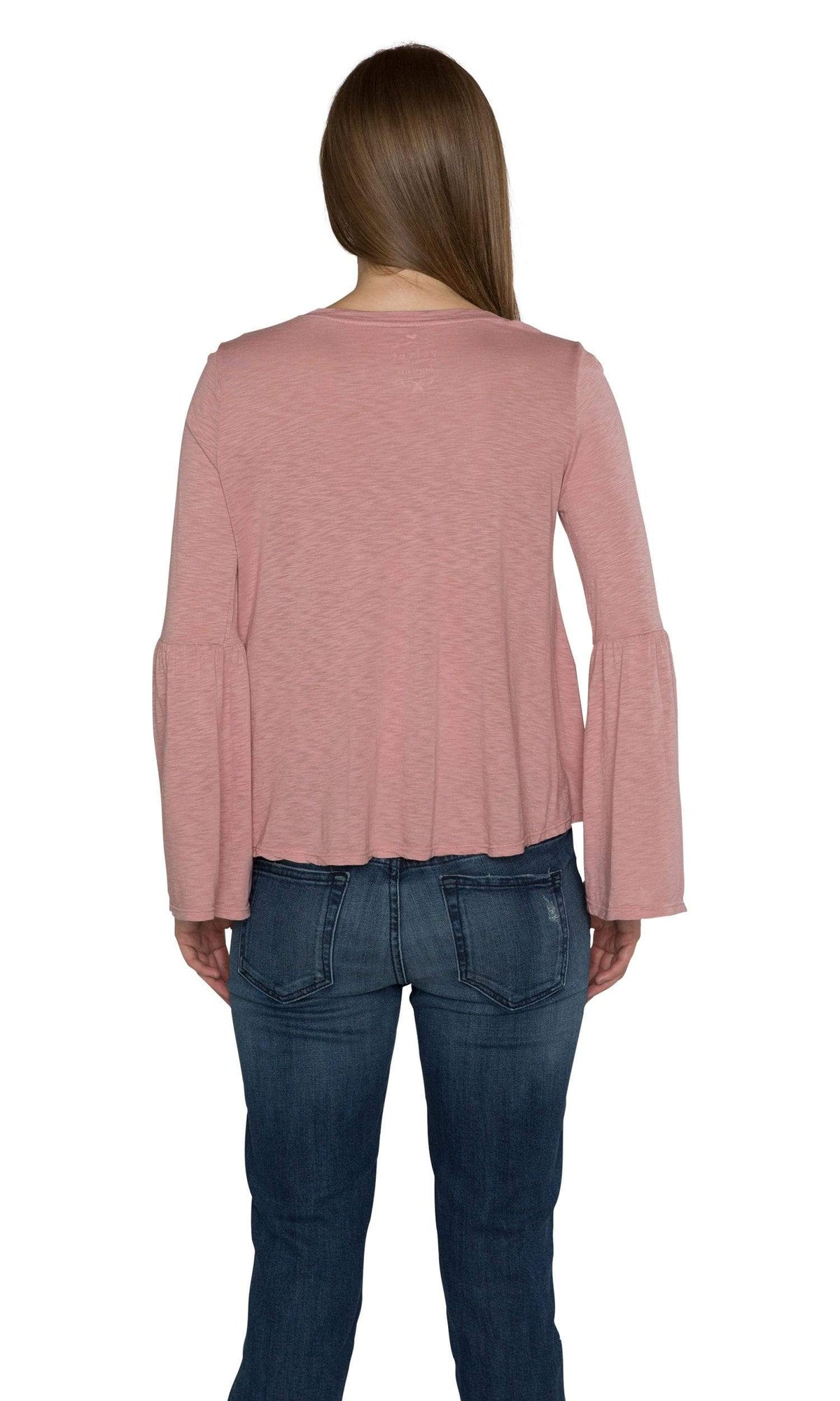 Velvet by Graham &amp; Spencer Kamry Lux Slub Flare Sleeve Top