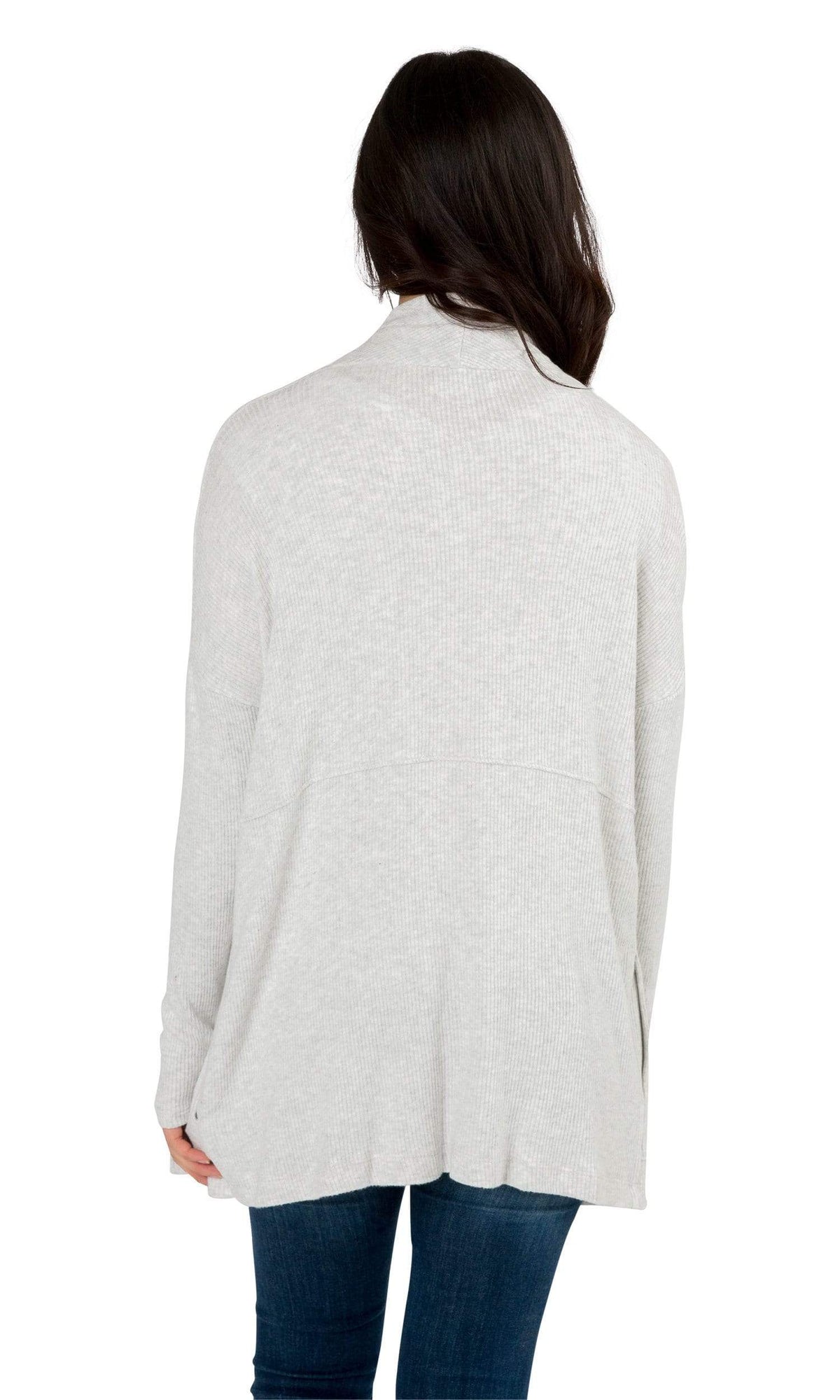 Velvet by Graham &amp; Spencer Ava Cozy Jersey Ribbed Cardigan