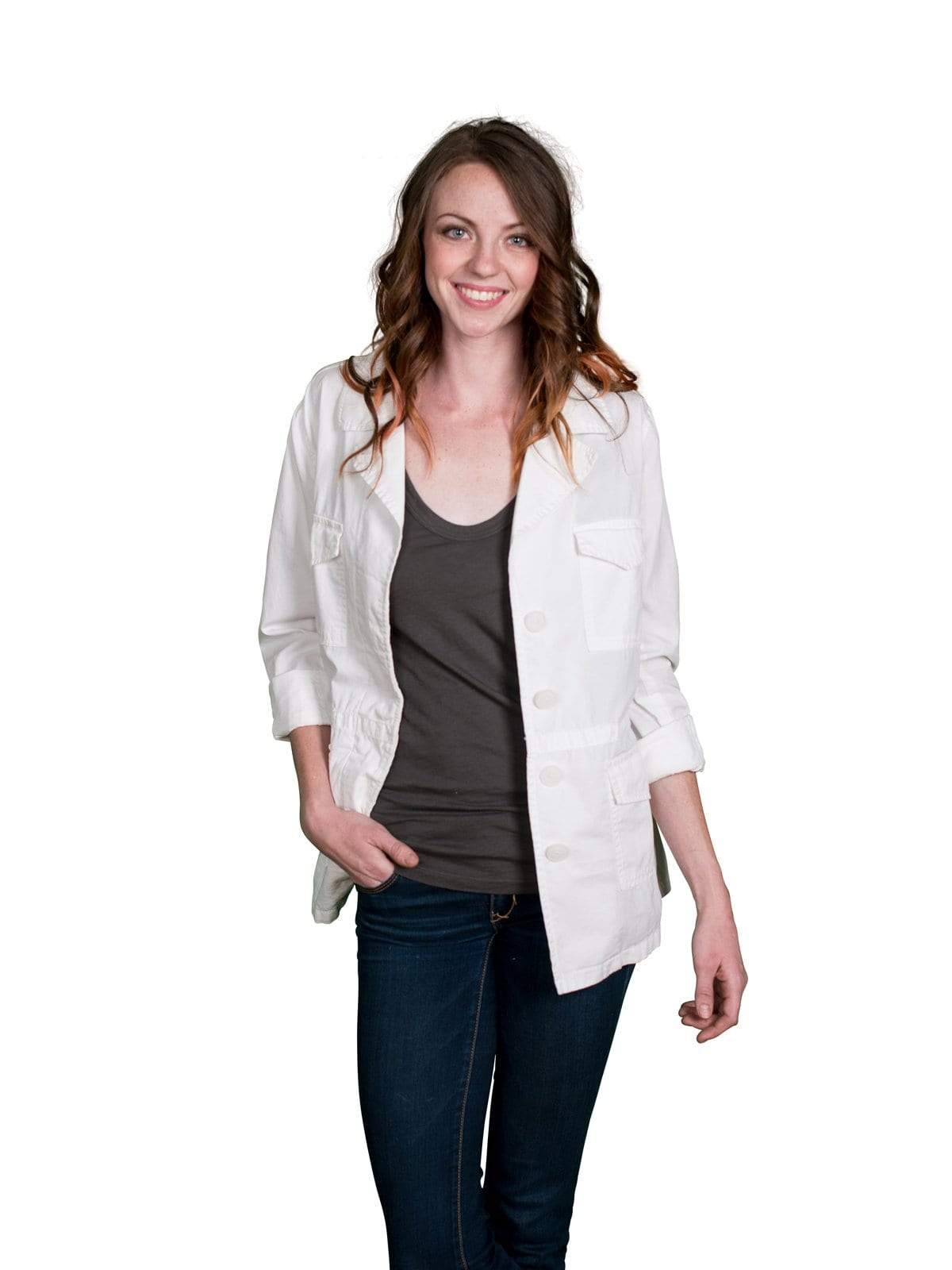 Velvet by Graham &amp; Spencer Makenzie Cotton Twill Jacket - FS