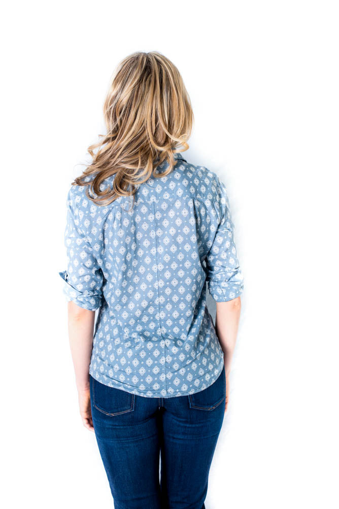 Velvet by Graham & Spencer Neela Long Sleeve Button Up Top - FINAL SALE