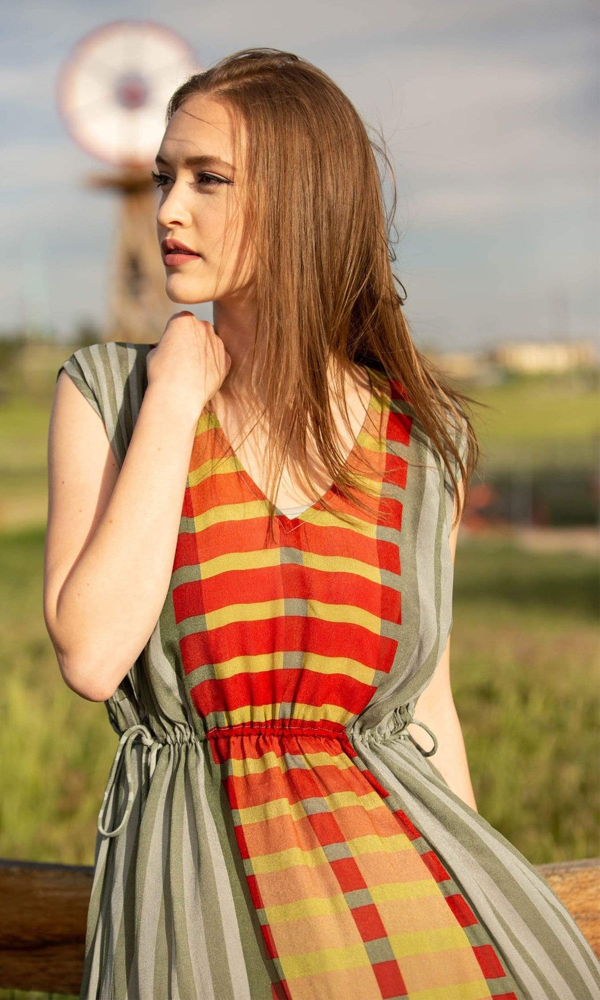 Conditions Apply One of the Best in the World Side Tie Maxi Dress