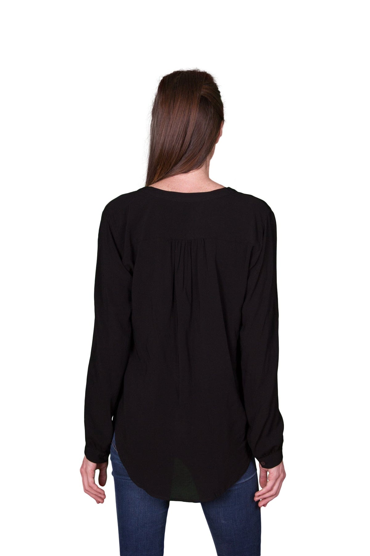 Velvet by Graham &amp; Spencer Kinzly Rayon Challis Pintuck Top