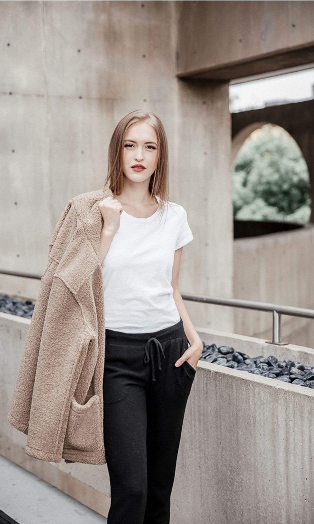 Velvet by Graham &amp; Spencer Odelia03 Cotton Slub Crewneck Tee