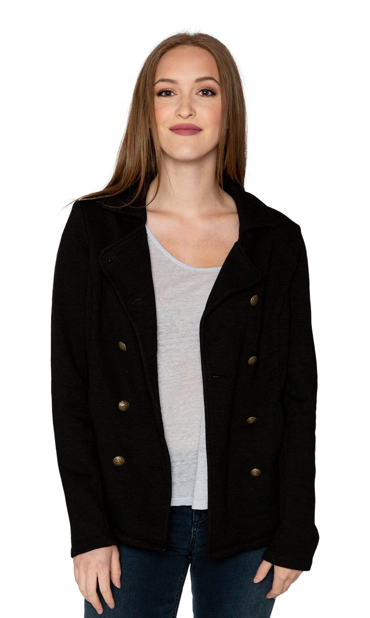 Velvet by Graham &amp; Spencer Afin Fleece Peacoat