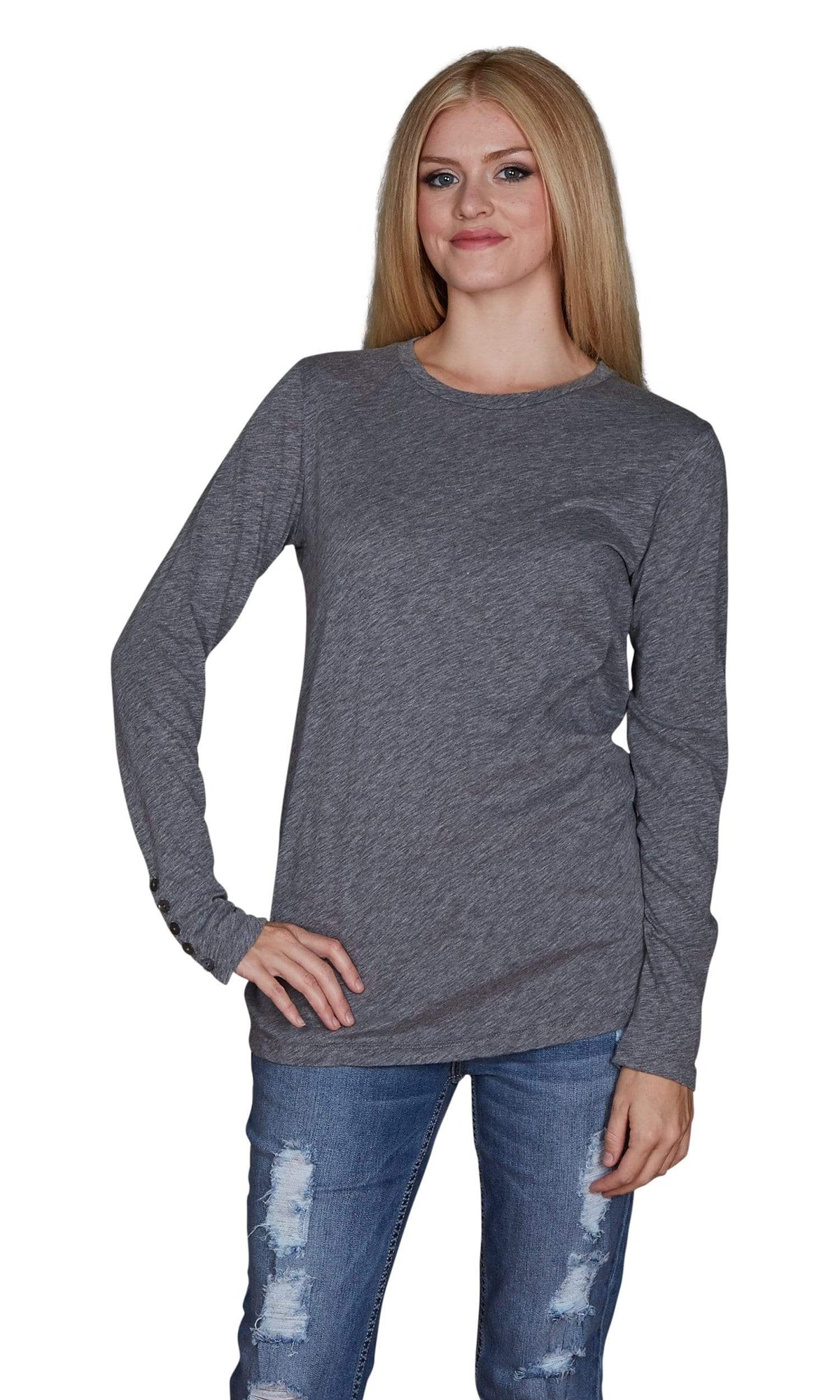 Velvet by Graham &amp; Spencer Zaira Button Cuff Tunic Top