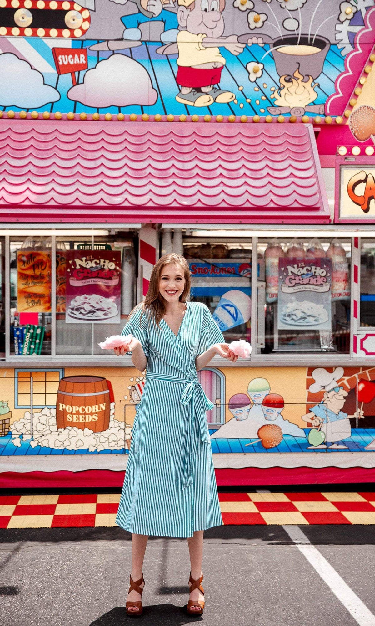 Velvet by Graham &amp; Spencer Jayel Cotton Stripe Wrap Dress