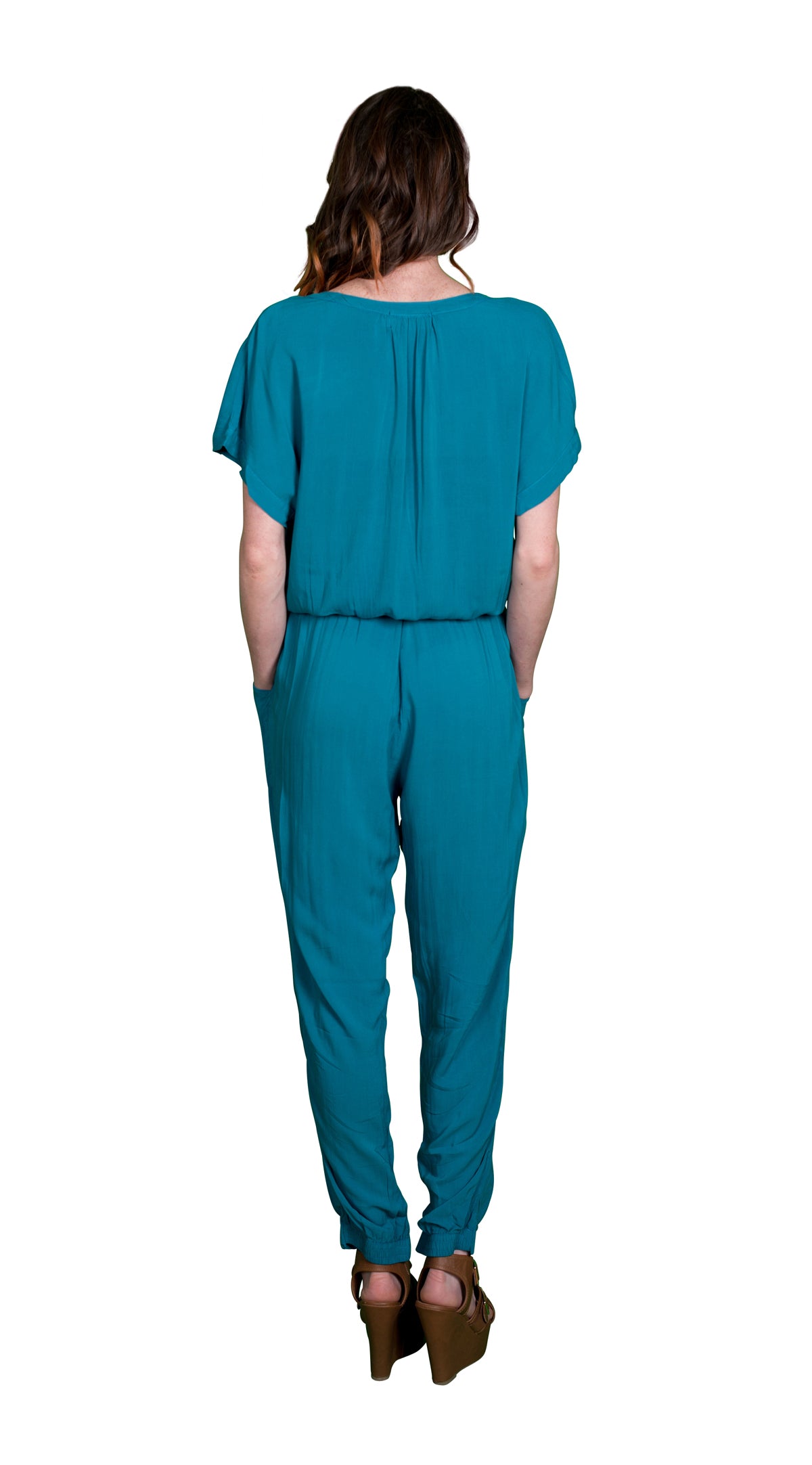 Velvet by Graham &amp; Spencer  Cassia Rayon Challis Jumpsuit