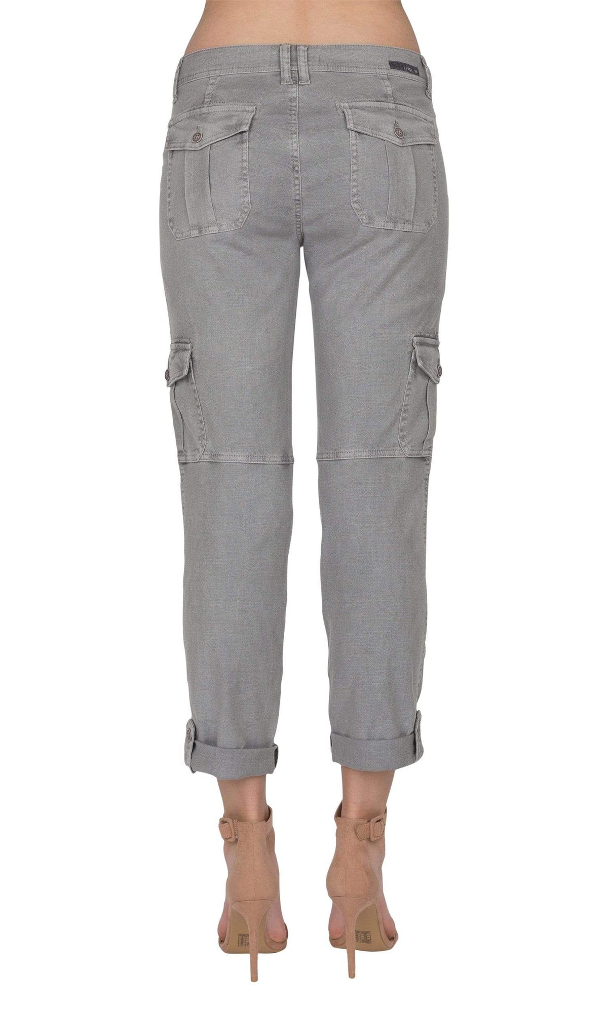 Level 99 Stacey Relaxed Cargo Denim